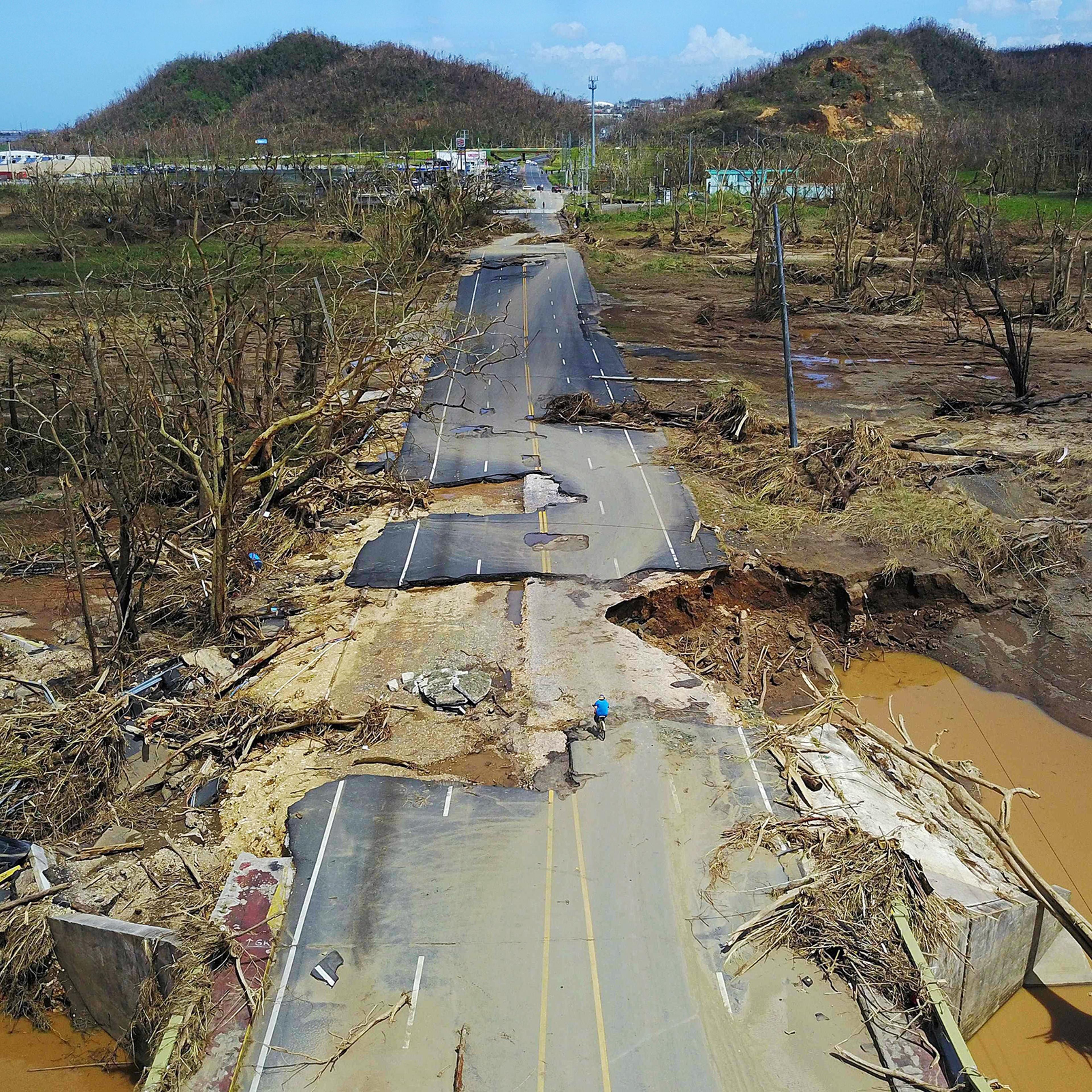 Puerto Rico wrecked from Hurricane Maria, mainland ignores