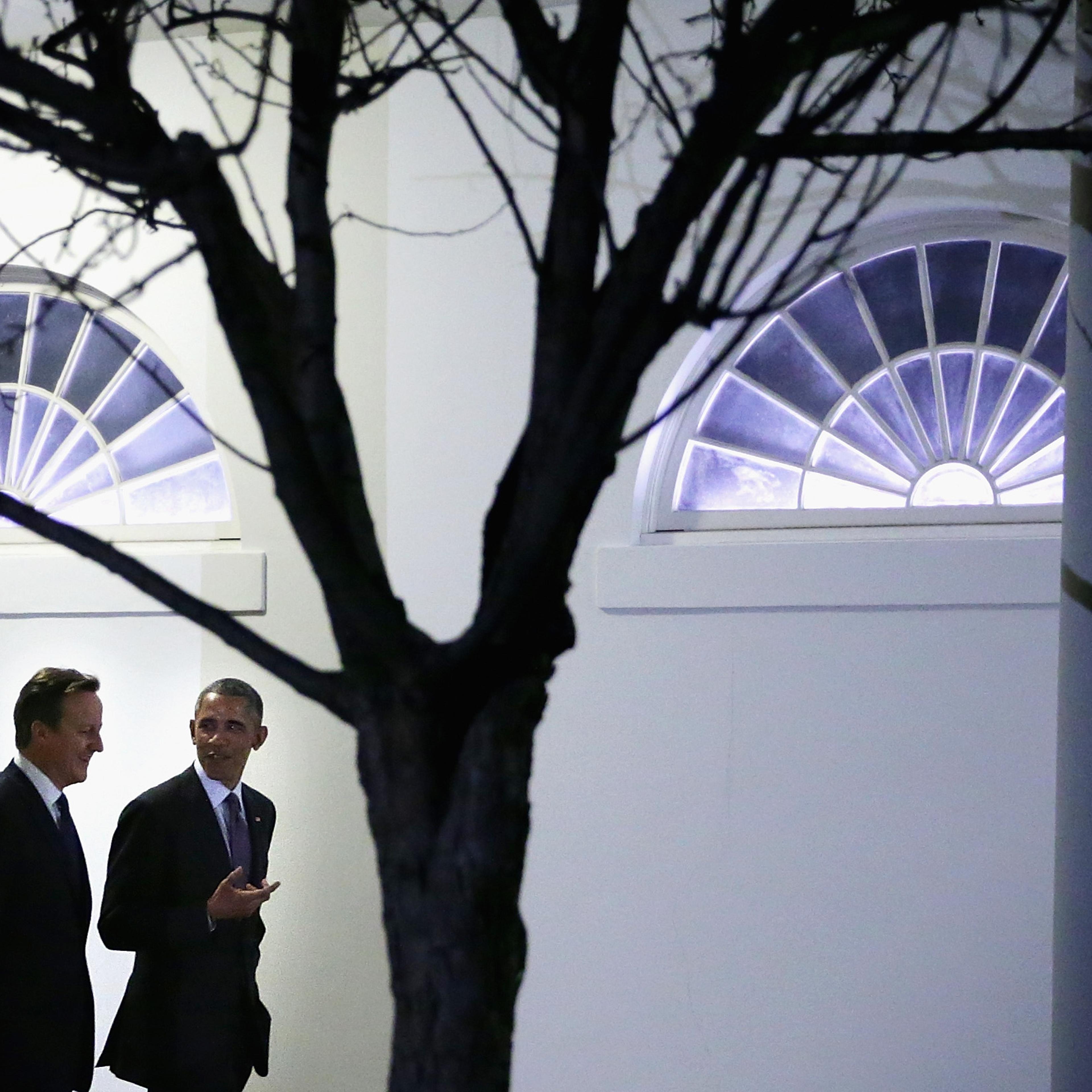 UK PM David Cameron Visits Washington DC