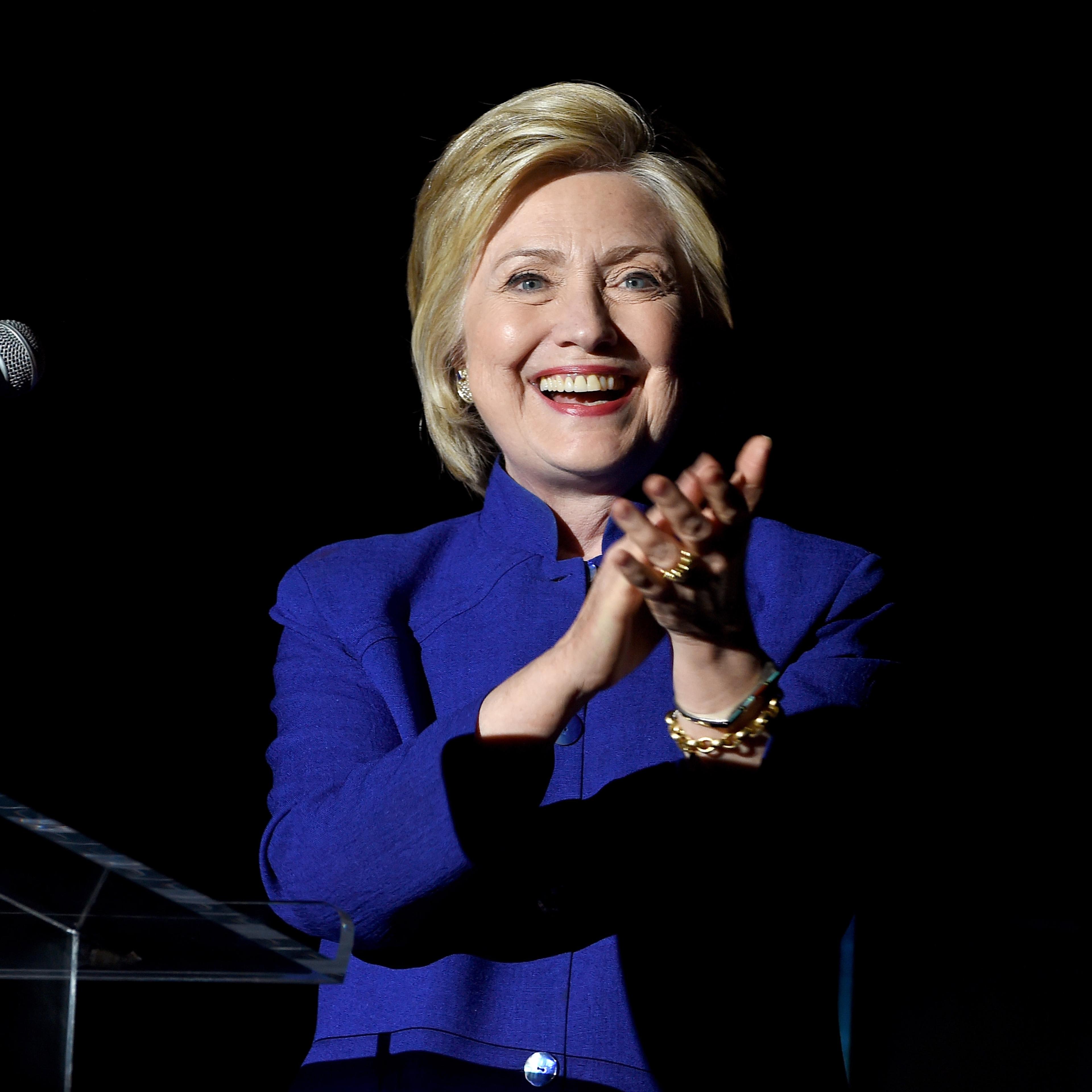 Democratic presidential candidate Hillary Clinton speaks on June 6, 2016 in Los Angeles.