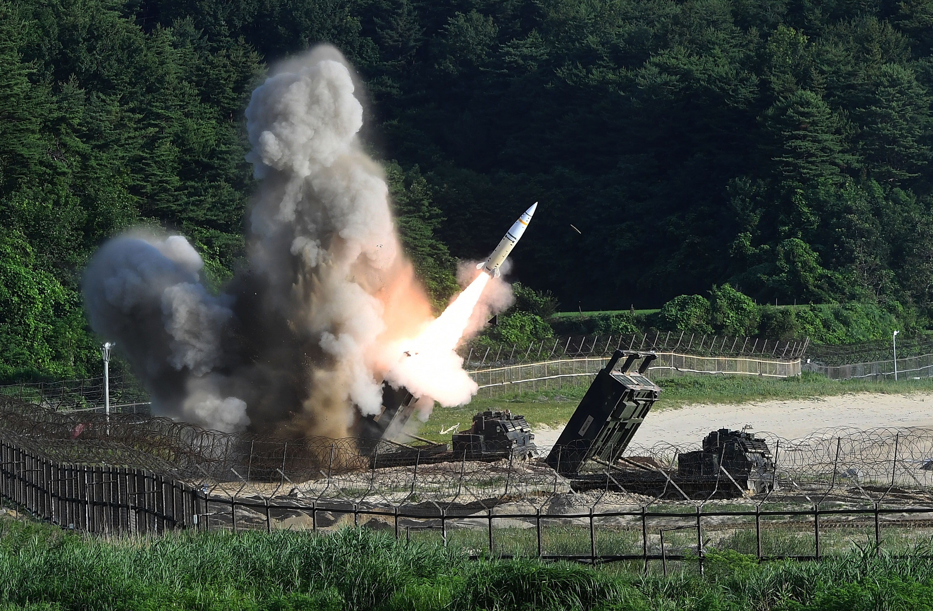 U.S. And South Korean Military Launch Missile Ballistic Exercise