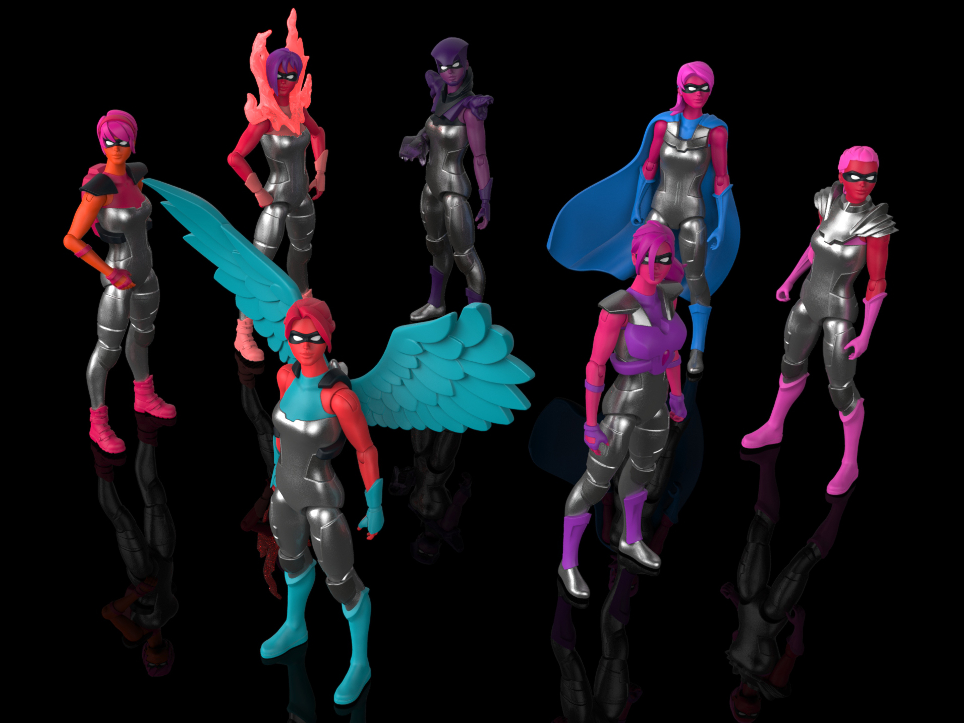 I Am Elemental action figures