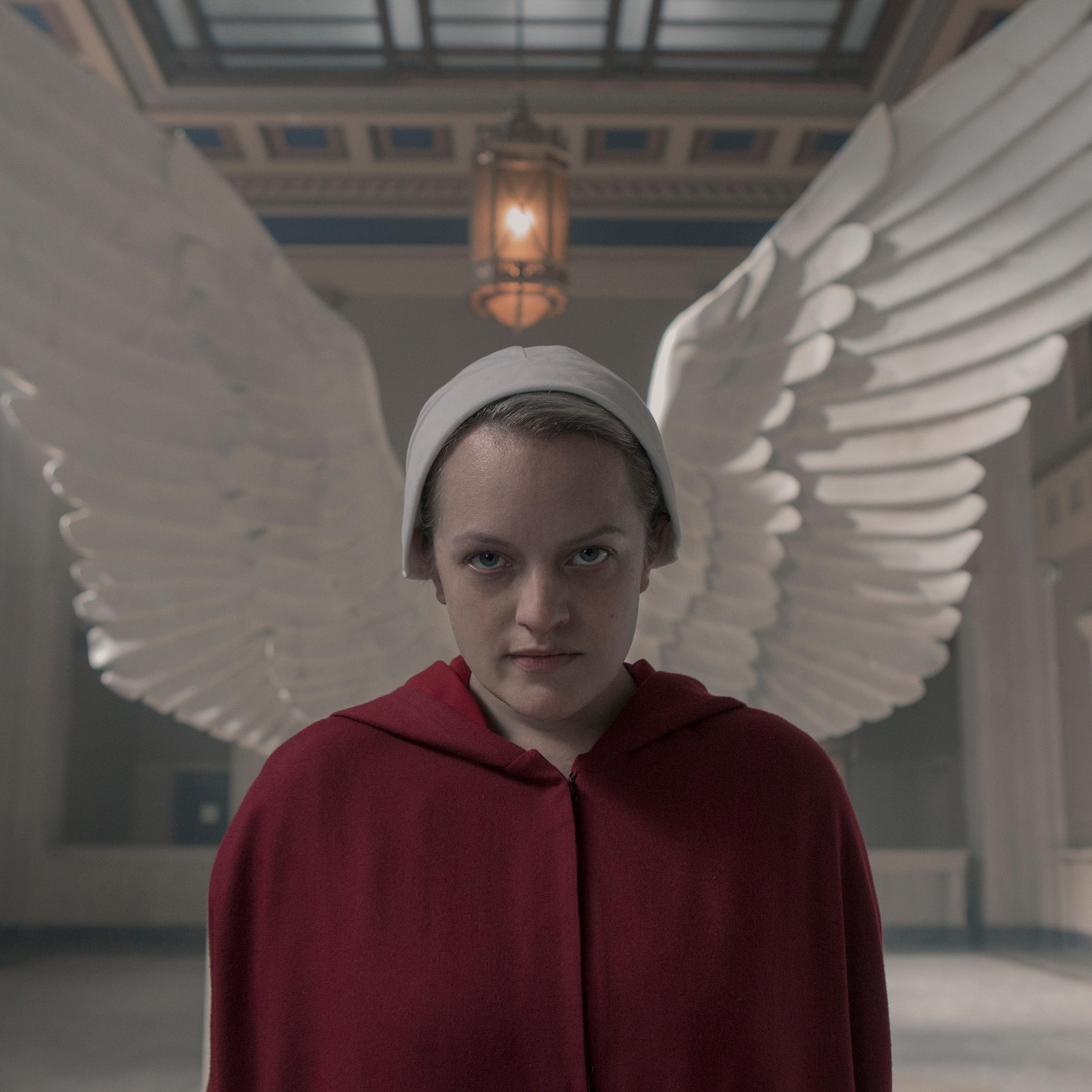 Elisabeth Moss as June in season 3, episode six of The Handmaid's Tale