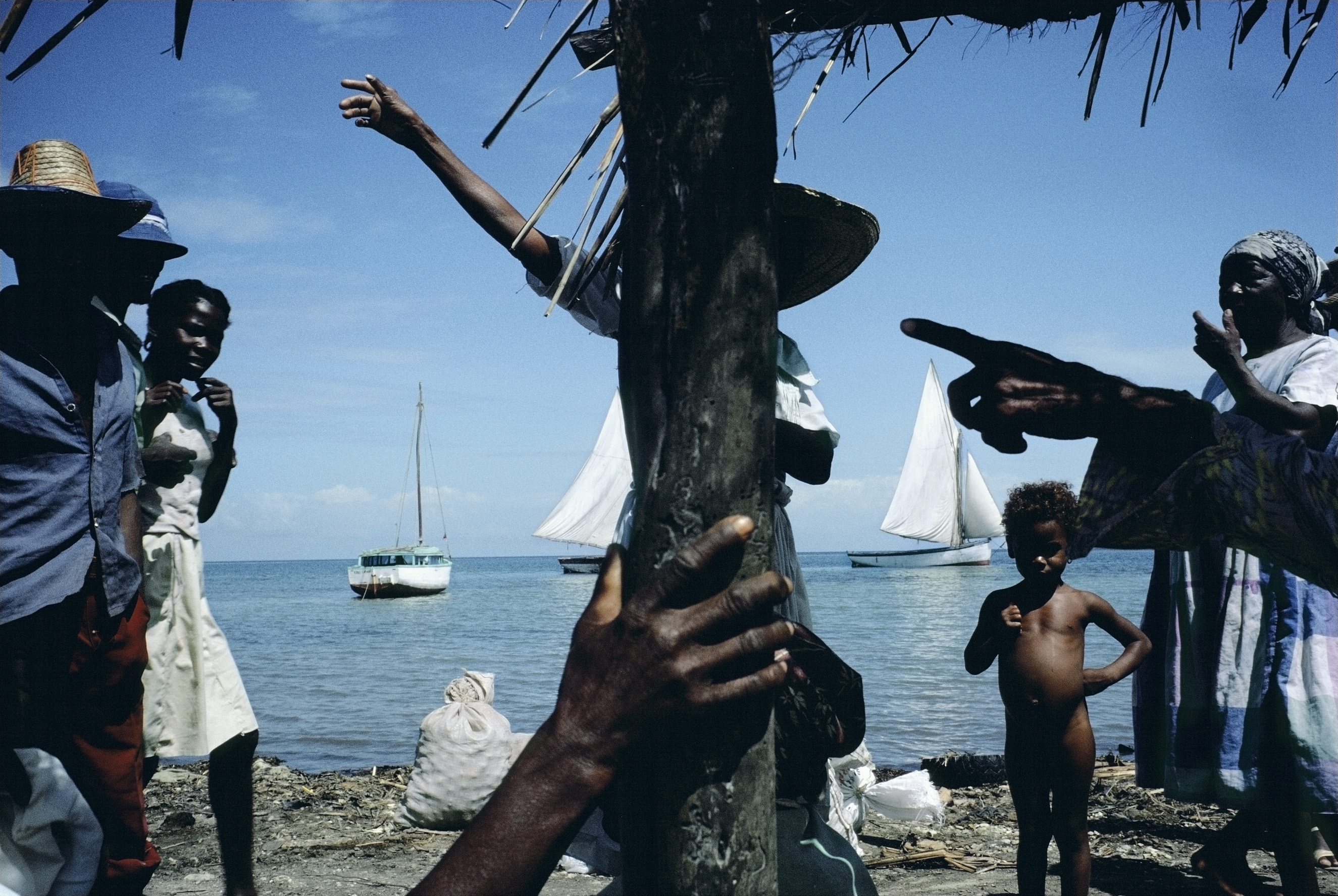 troits, La Gonve, Haiti, 1986