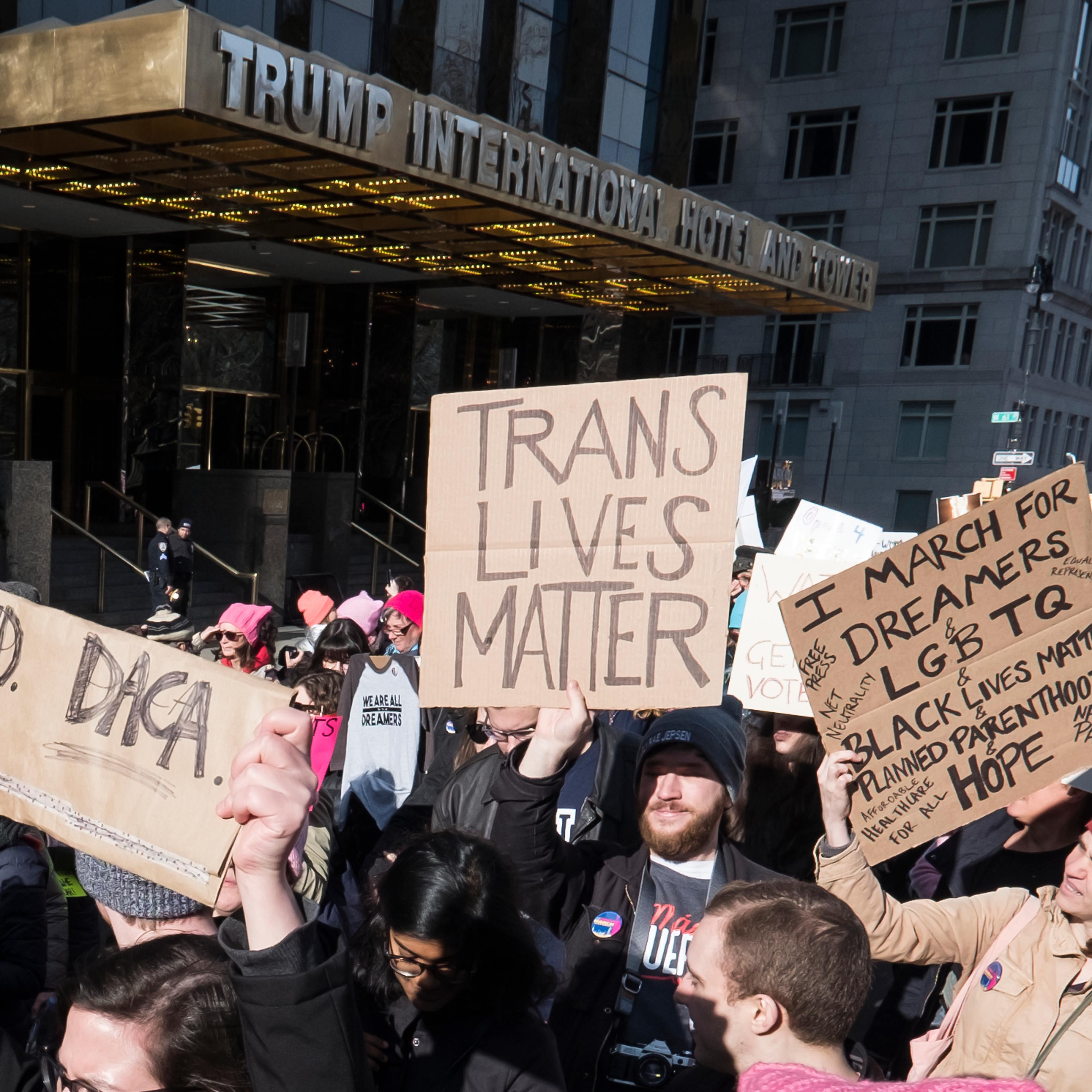 News- Women's March Protest in New York City