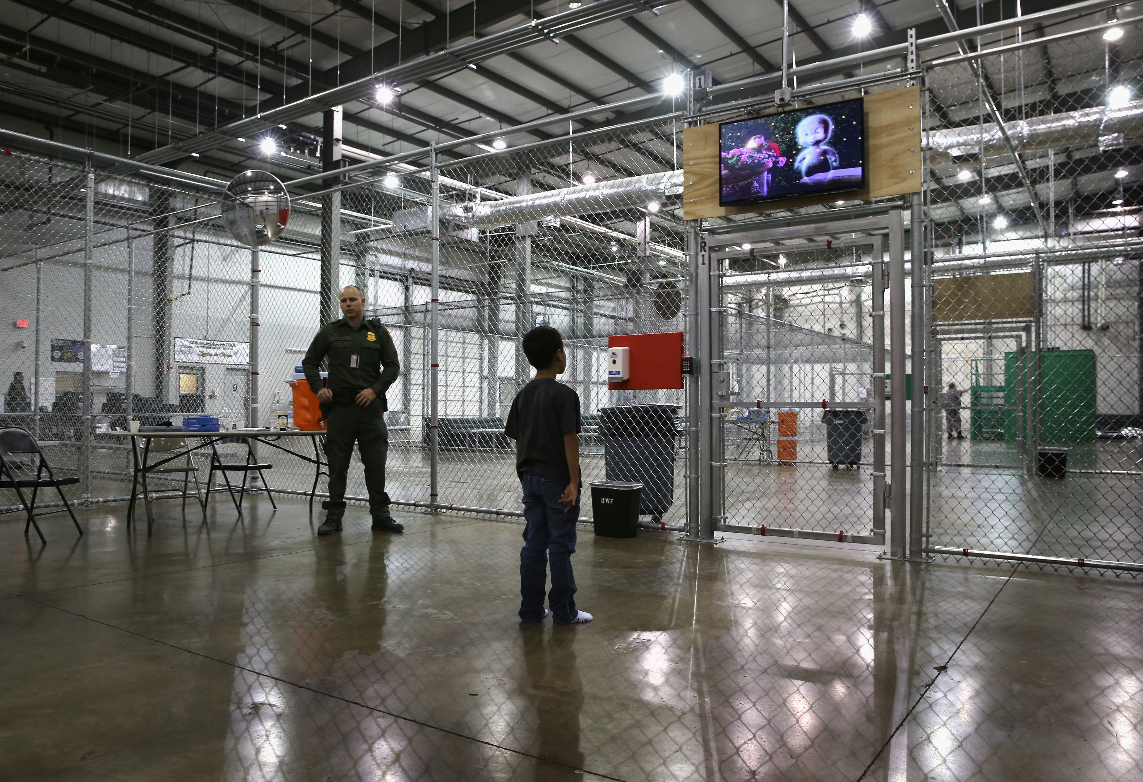 U.S. Border Patrol Houses Unaccompanied Minors In Detention Center