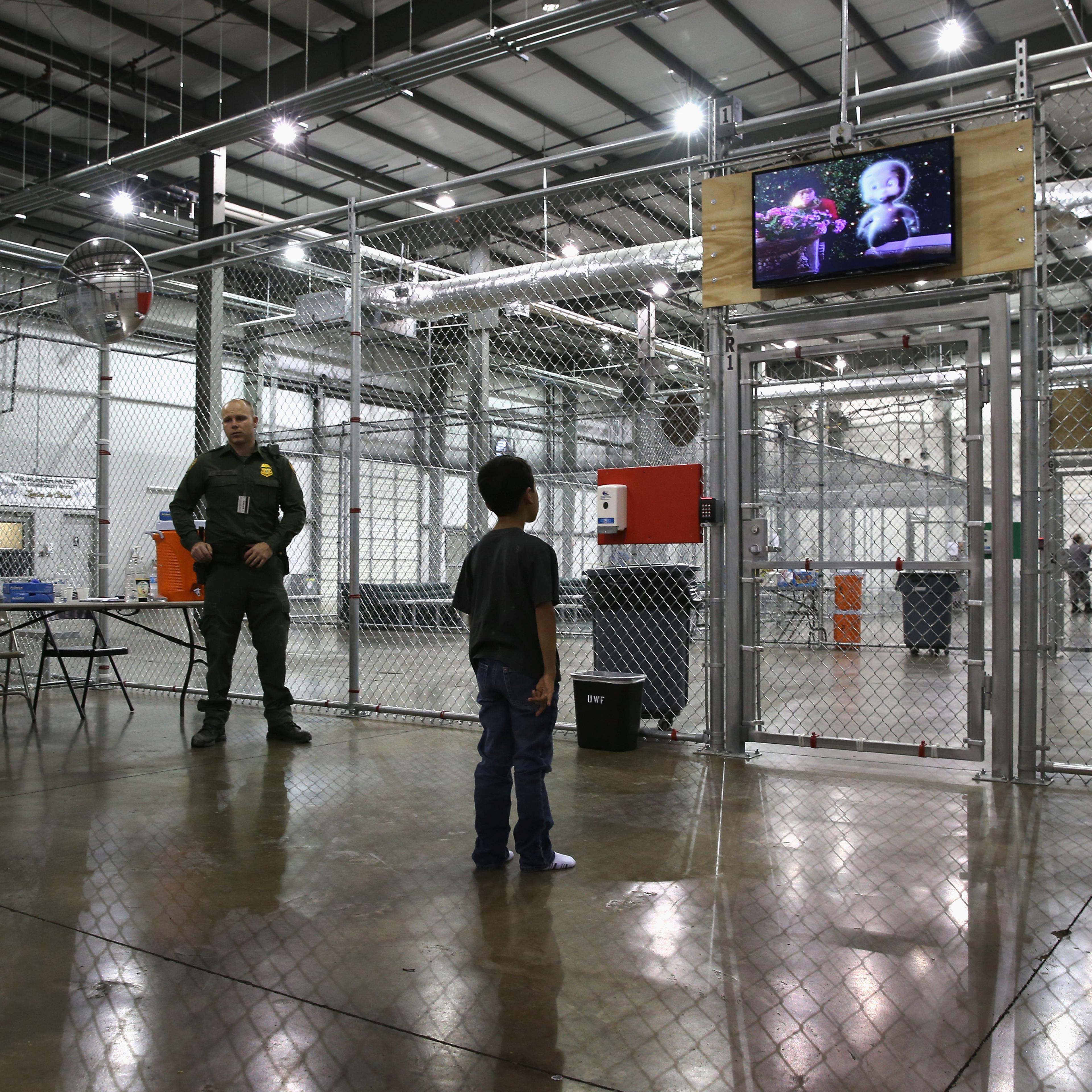 U.S. Border Patrol Houses Unaccompanied Minors In Detention Center