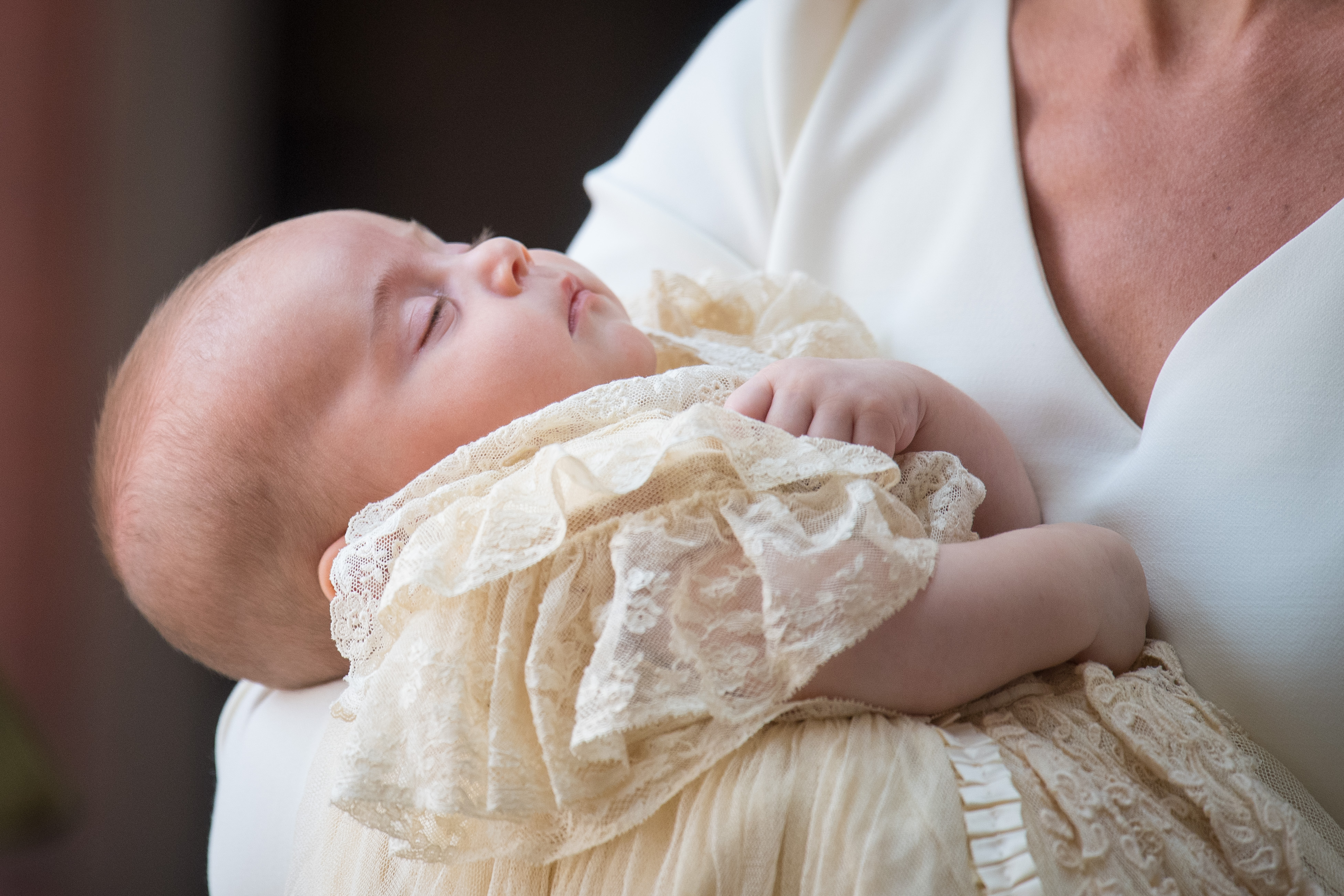 First Photo of Prince Louis at his Christening