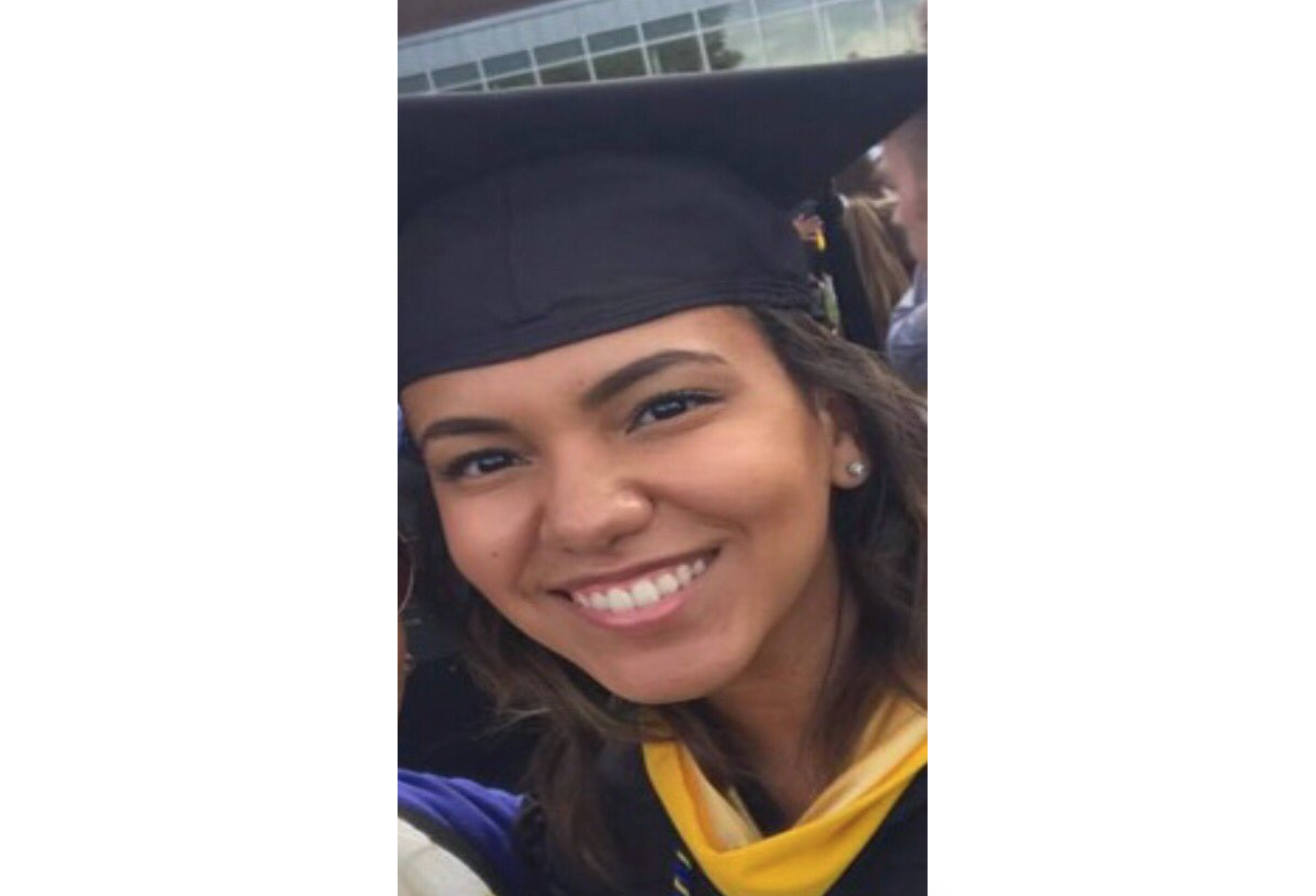 Marisa Harris, 22, who was killed after a 12-year-old boy jumped from a highway overpass and landed on her car