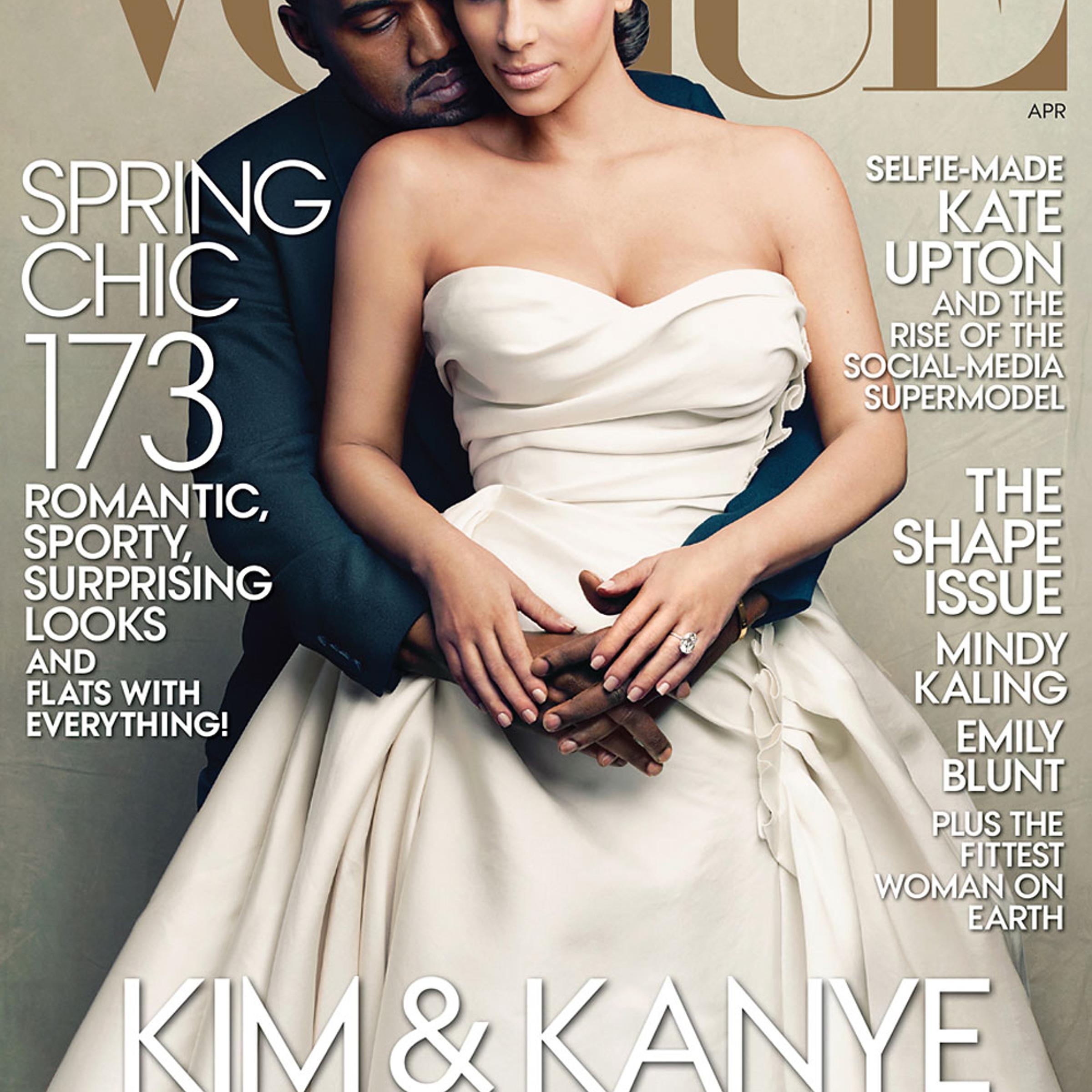 Vogue Kanye West & Kim Kardashian