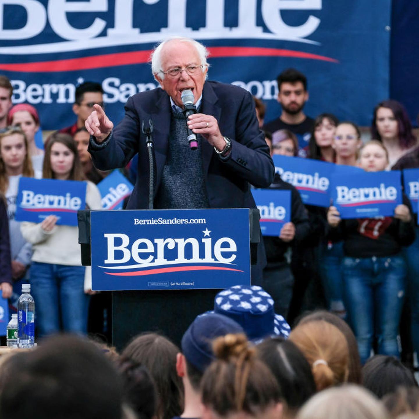 Vermont senator and presidential candidate Bernie Sanders