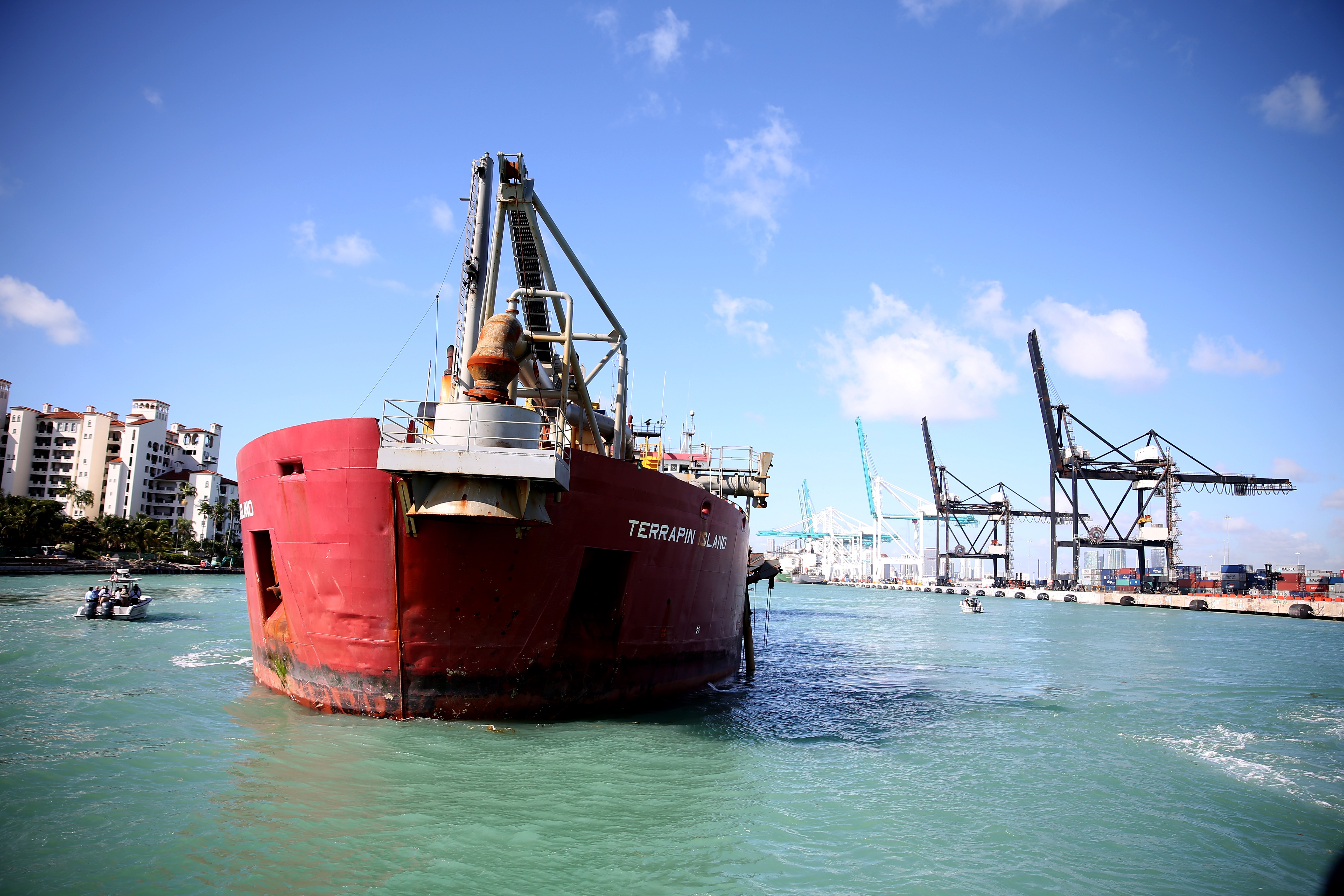 miami coral reefs dredging