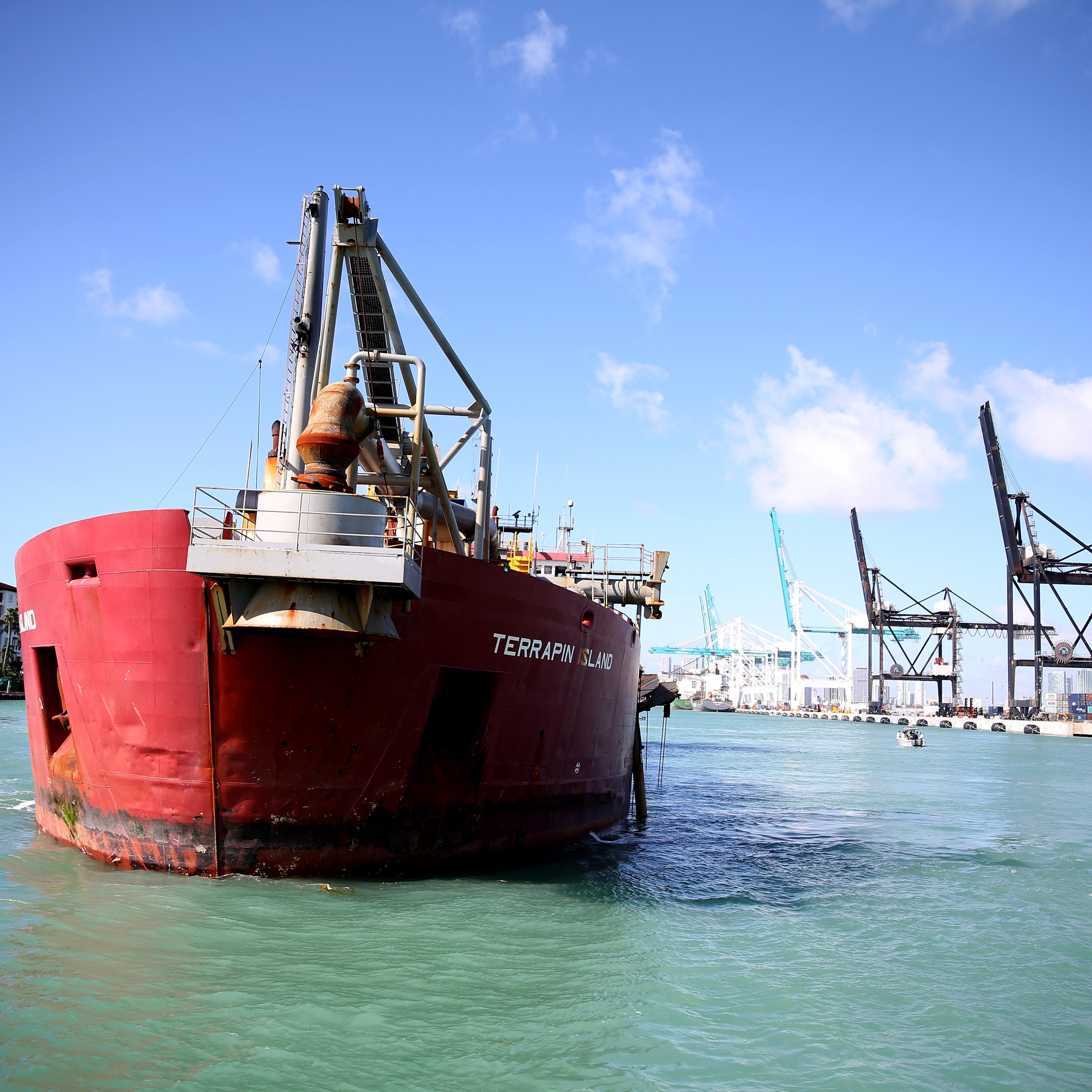 miami coral reefs dredging