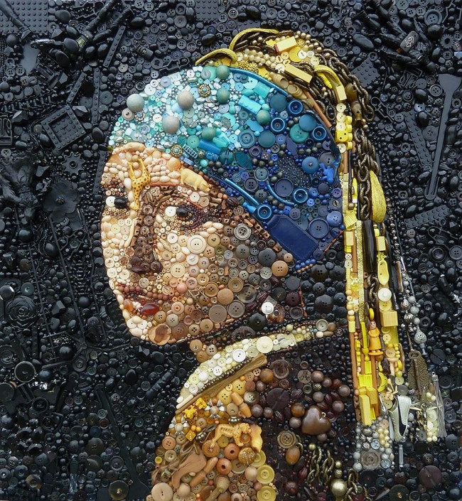 Incredibly Colorful Art Created From Found Objects