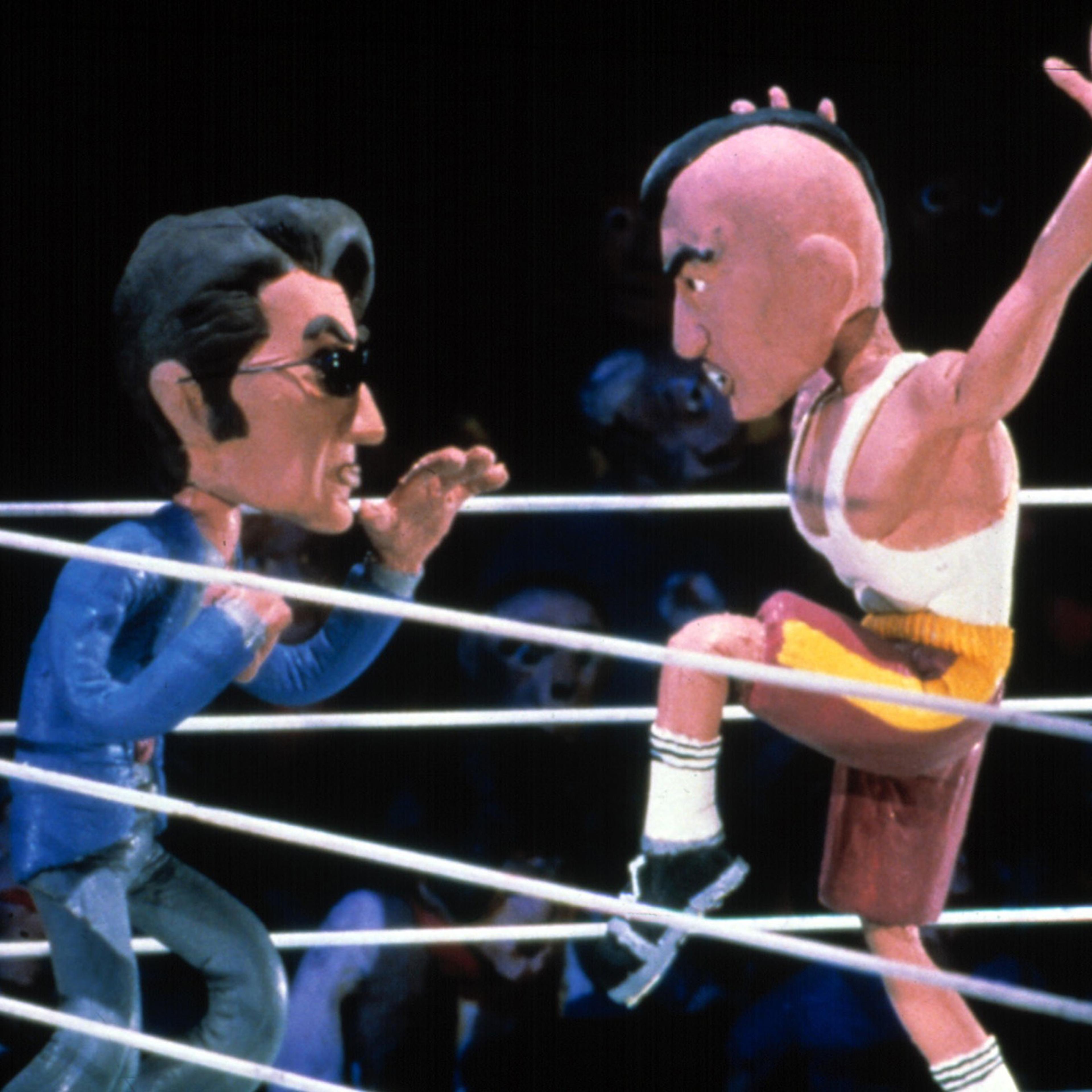 CELEBRITY DEATHMATCH, 1998-present, Animated MTV Series, Al Pacino vs. Robert DeNiro, 1998
