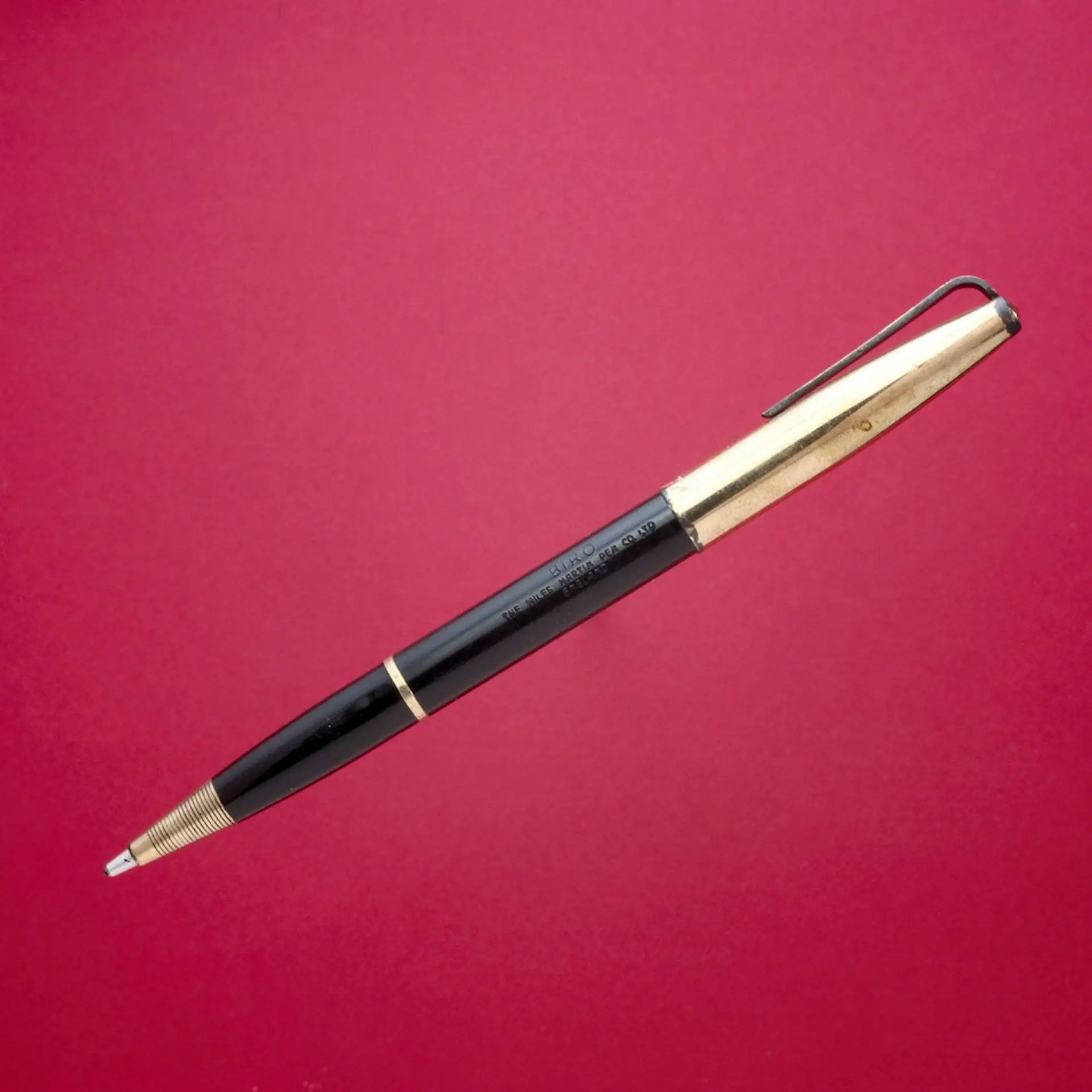 Early ball-point pen, c 1945.