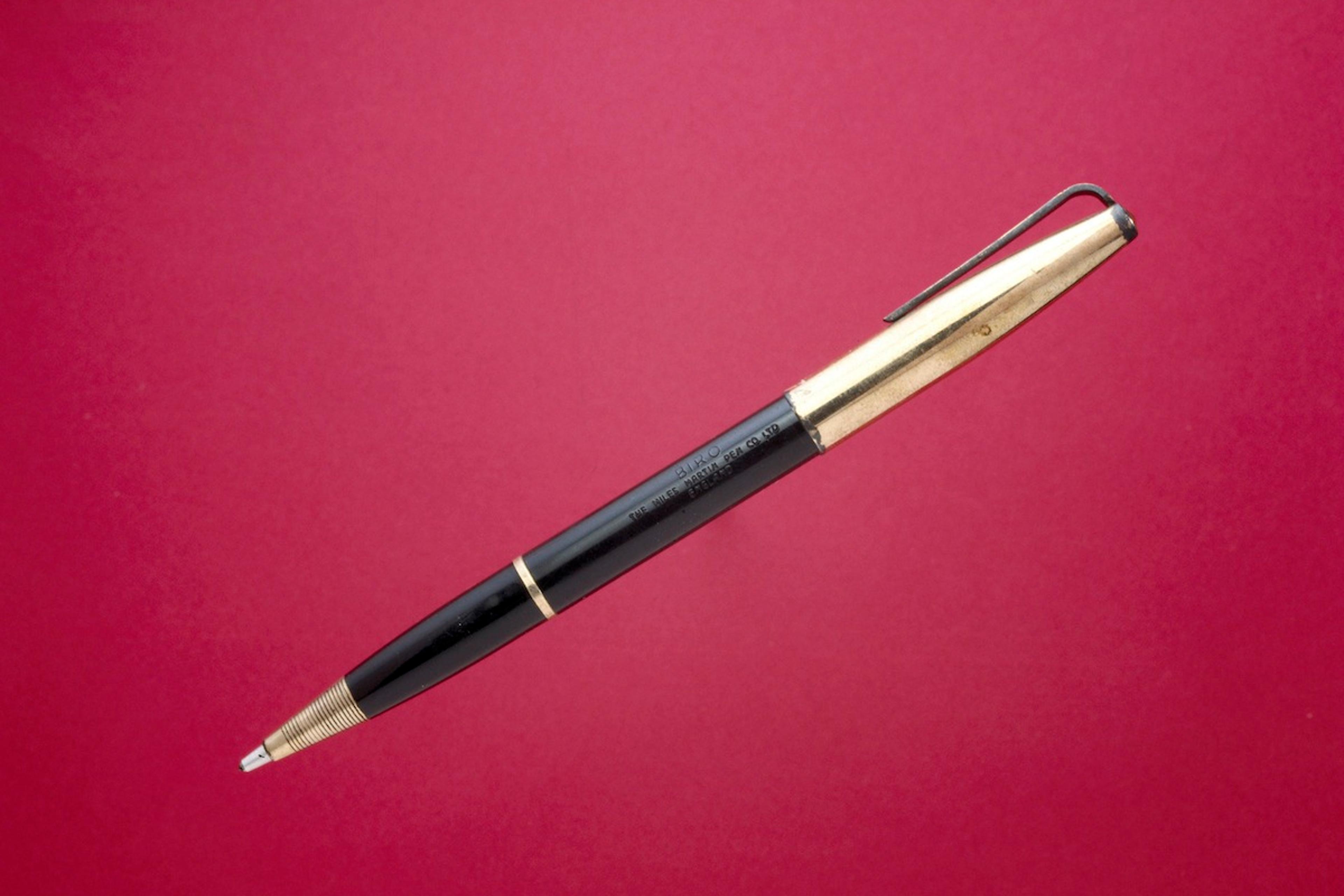 Early ball-point pen, c 1945.