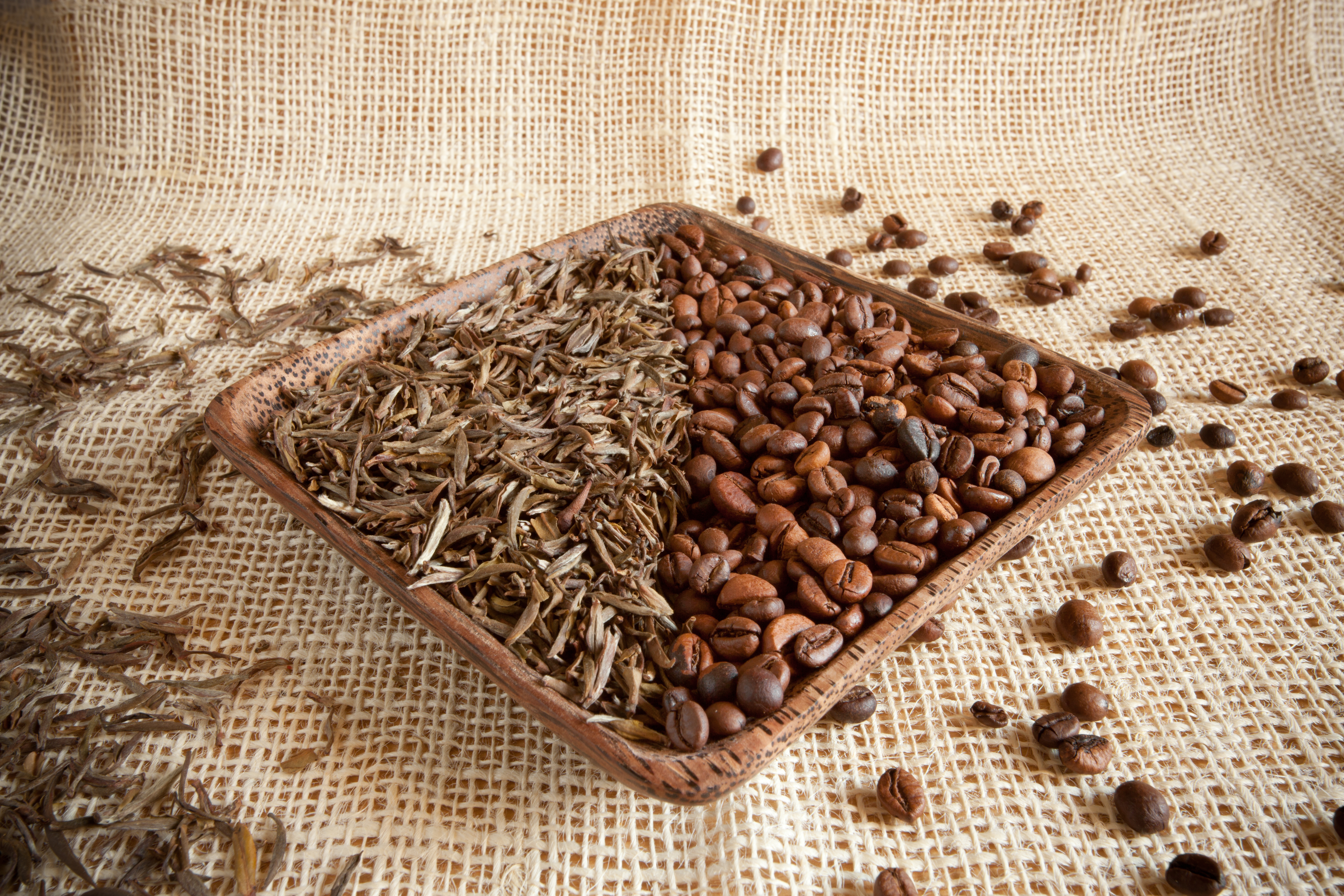 coffee-beans-tea-leaves