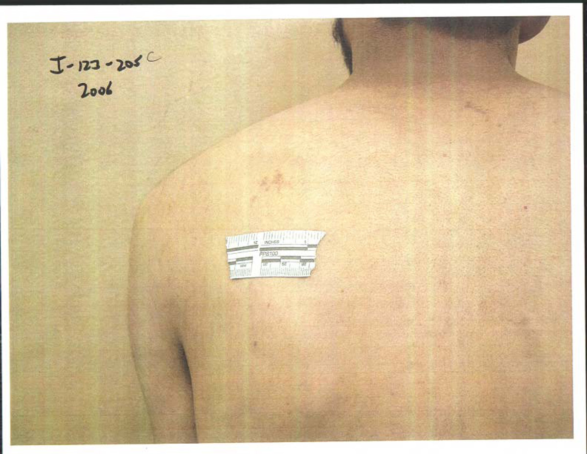 one of 200 images of Guantanamo Bay prisoners released by the US department of defense