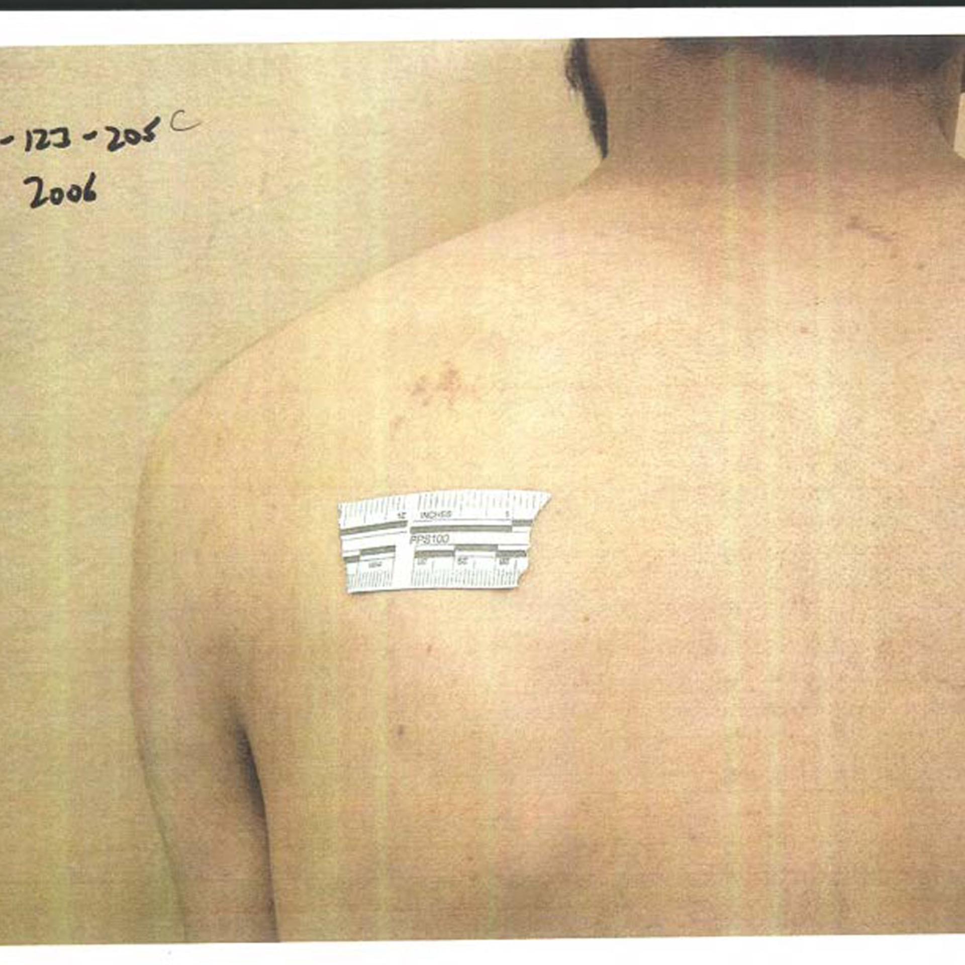 one of 200 images of Guantanamo Bay prisoners released by the US department of defense
