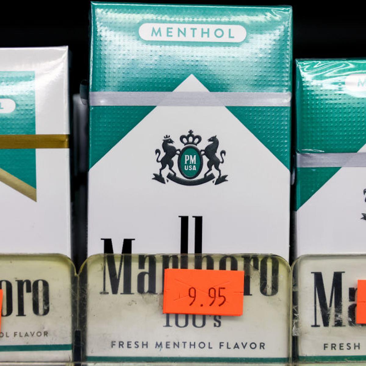 Menthol cigarettes