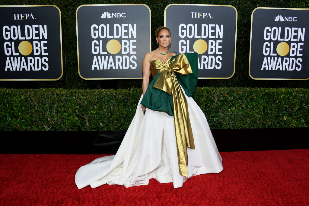 grammy jlo dress Jennifer Lopez Closes the Versace Show in Her Iconic Grammys Dress