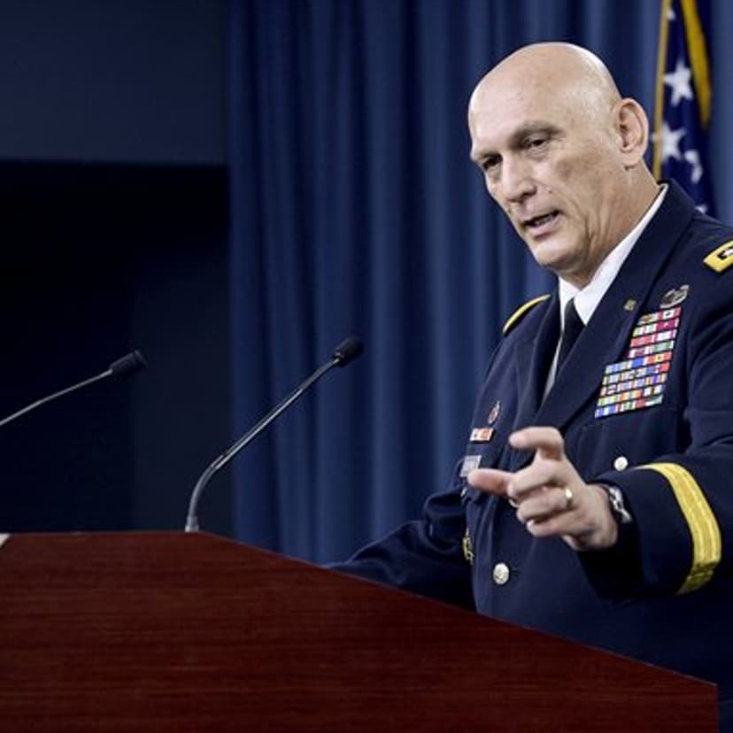 General Ray Odierno talks about Iraq at his farewell press conference.