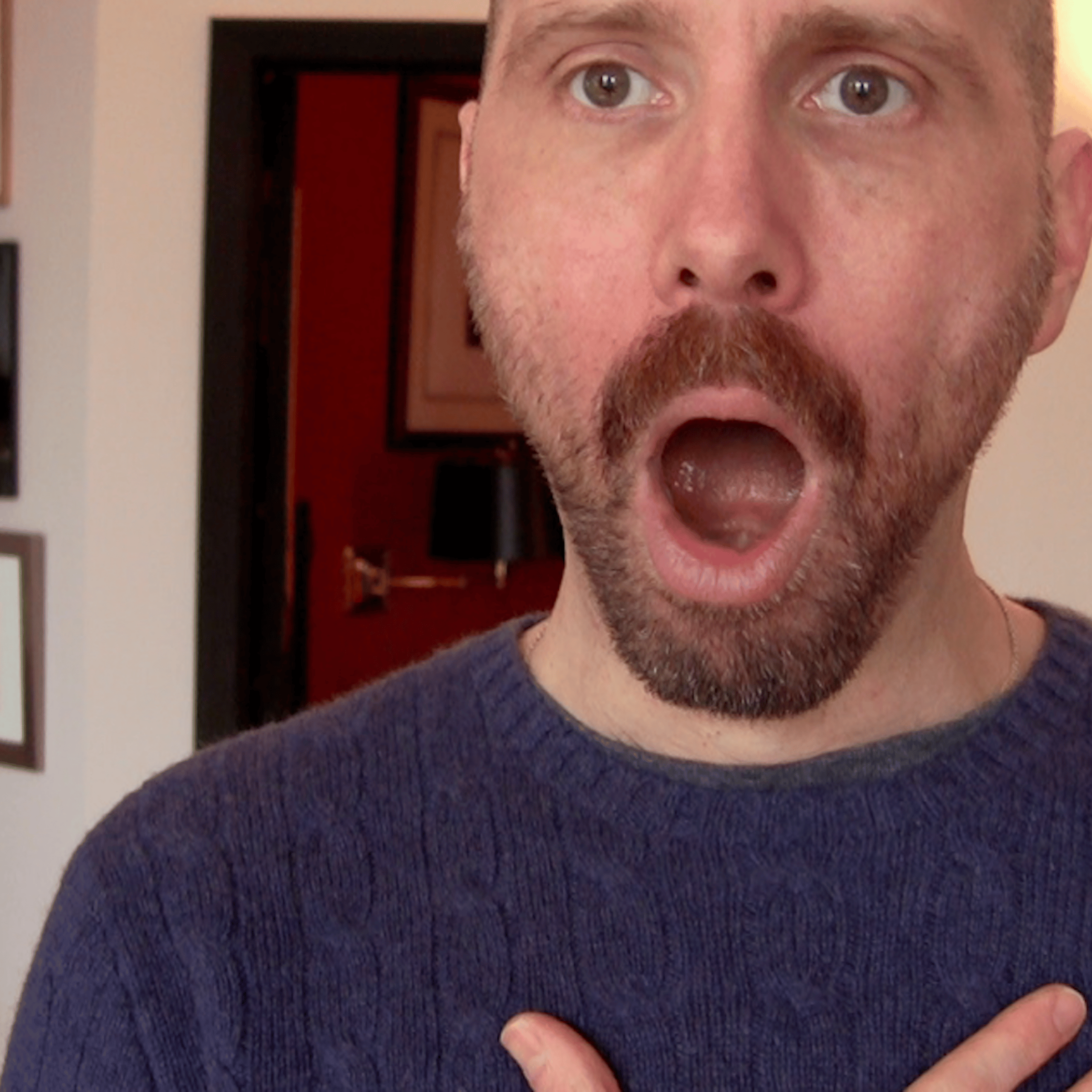 Director David Thorpe practices vocal exercises in Do I Sound Gay?