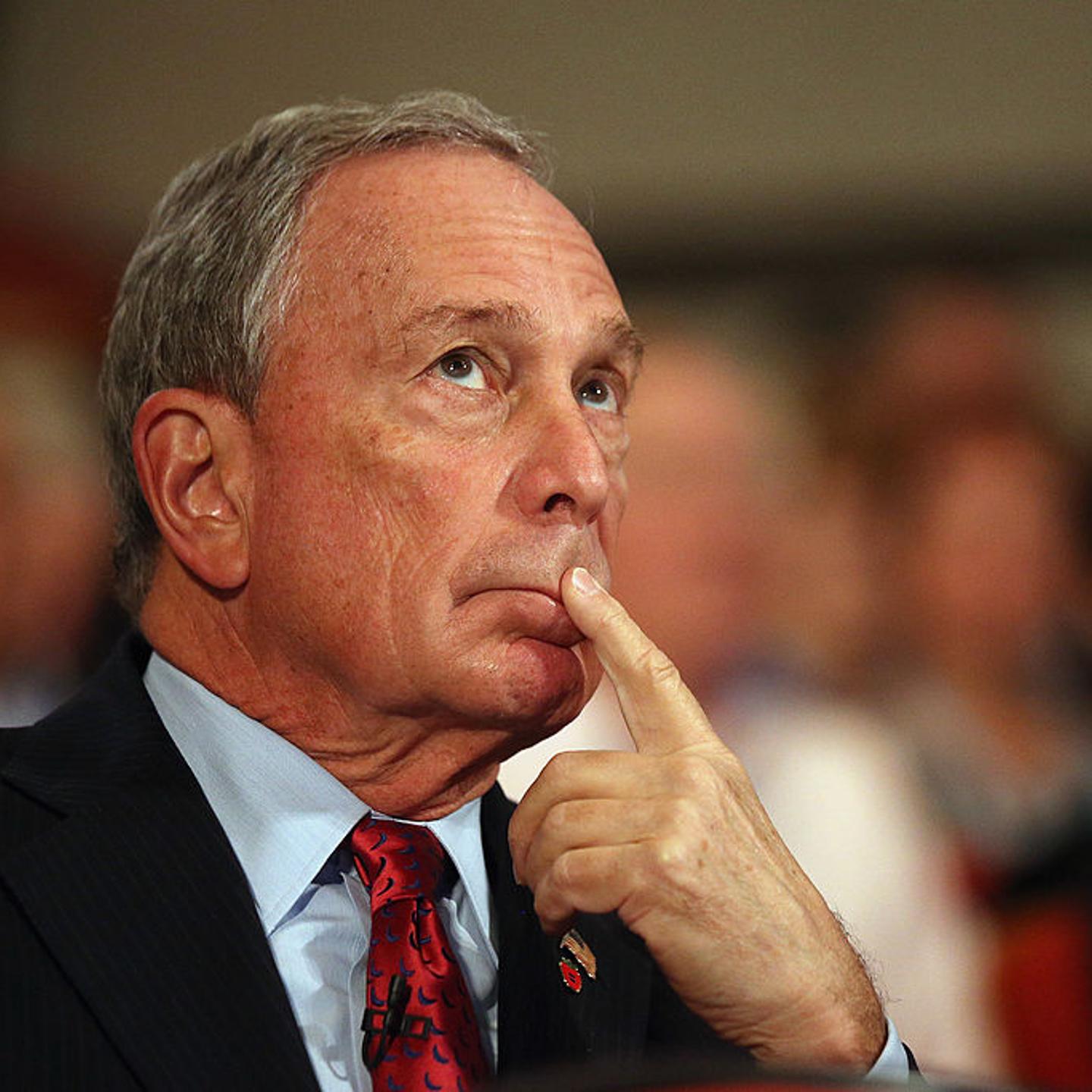 Michael Bloomberg is pictured here on Oct. 10, 2012 in Birmingham, England.
