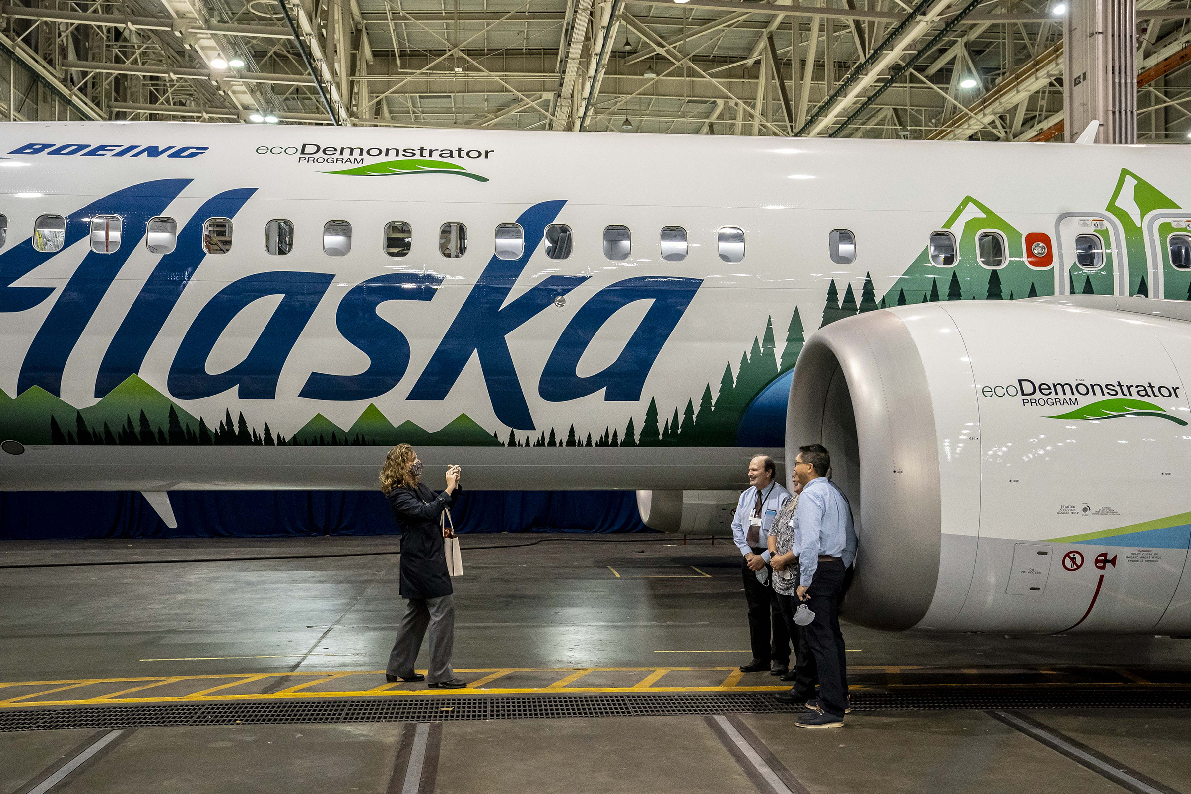 Boeing Holds Media Tour Of EcoDemonstrator Program And 737 Max 9