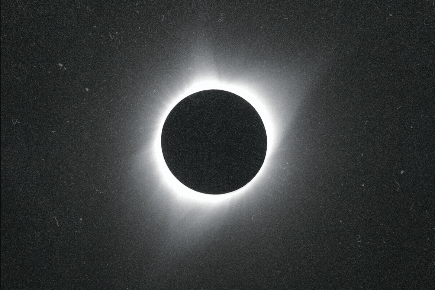 A cloud covering a solar eclipse