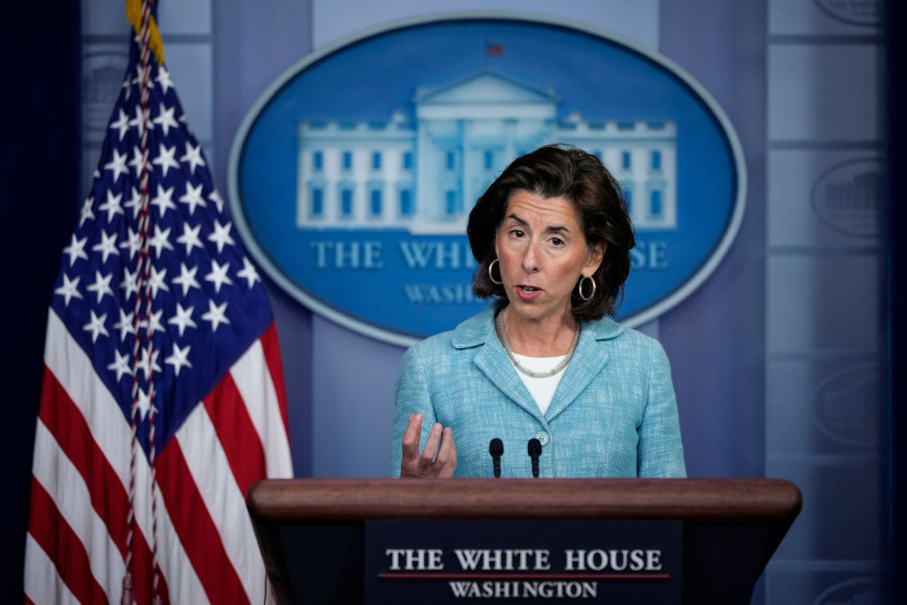 Press Secretary Psaki Holds Daily Briefing With Commerce Secretary Raimondo