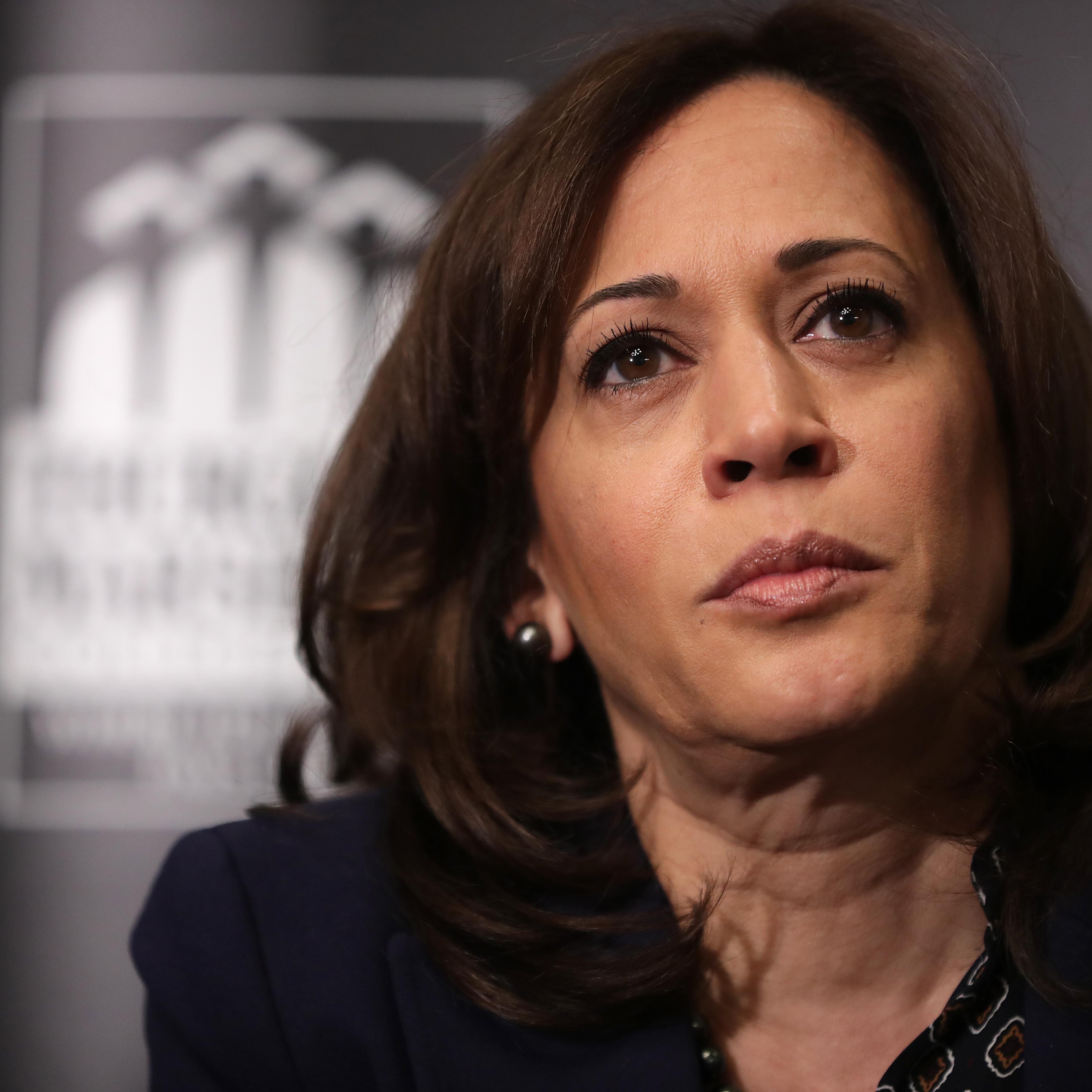 Kamala Harris Speaks At Thurgood Marshall College Fund