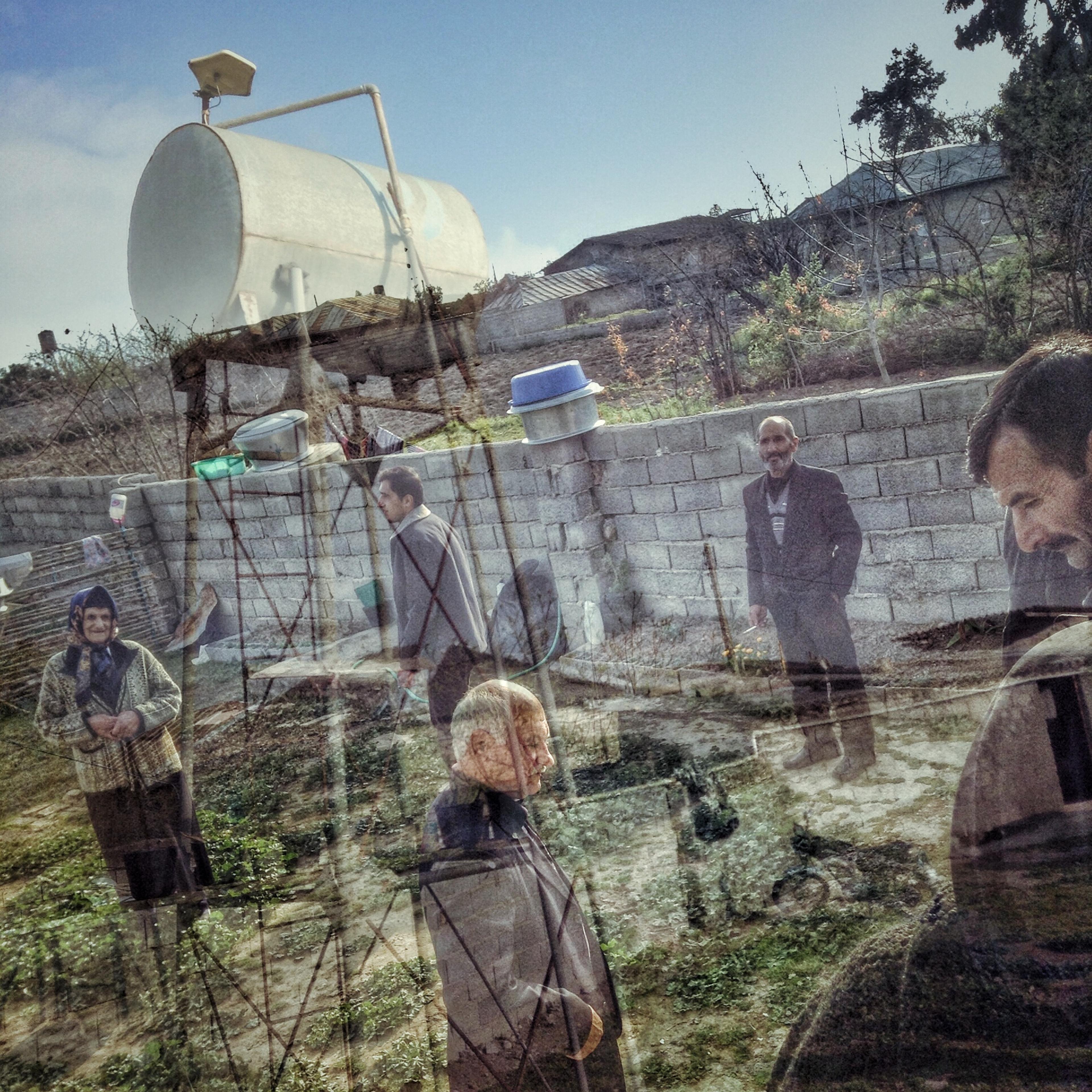 Apr.4, 2014. A house with a tanker of drinking water in Farahabad, a village near the Caspian Sea. The living conditions in many Iranian villages is still very primitive, and the villagers are deprived of many things people in the city take for granted.