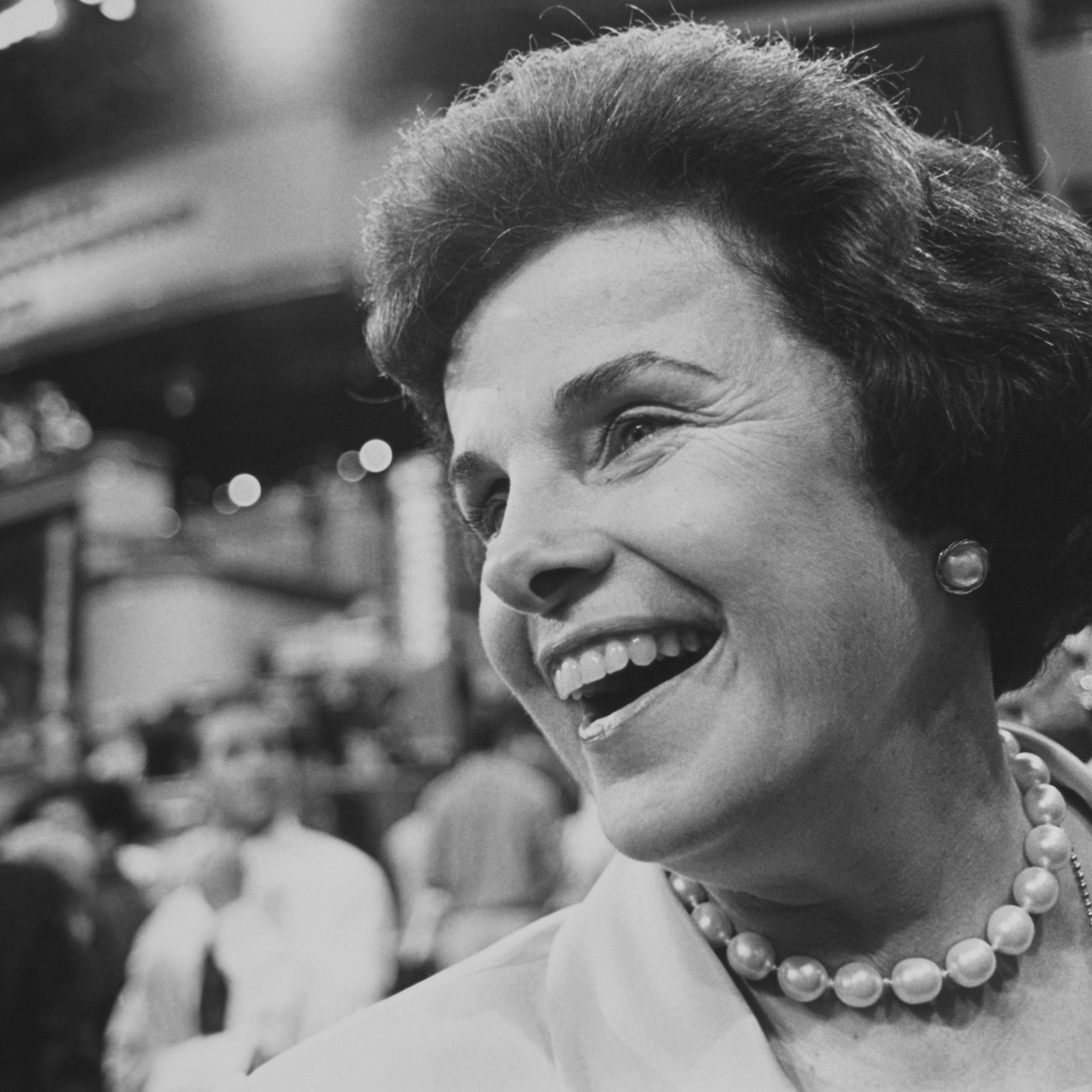 Sen. Dianne Feinstein at the Democratic National Convention in July 1992.