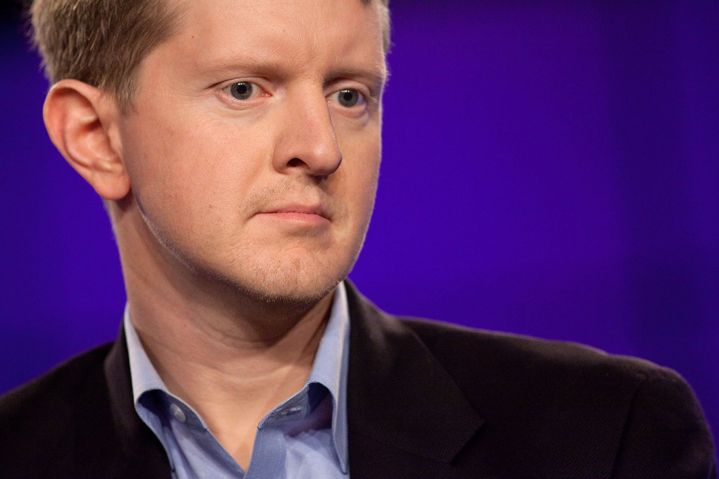 Ken Jennings attends a press conference on Jan. 13, 2011 in Yorktown Heights, N.Y.