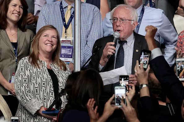 On the second day of the Democratic National Convention at the Wells Fargo Center, July 26, 2016 in Philadelphia, Pennsylvania.