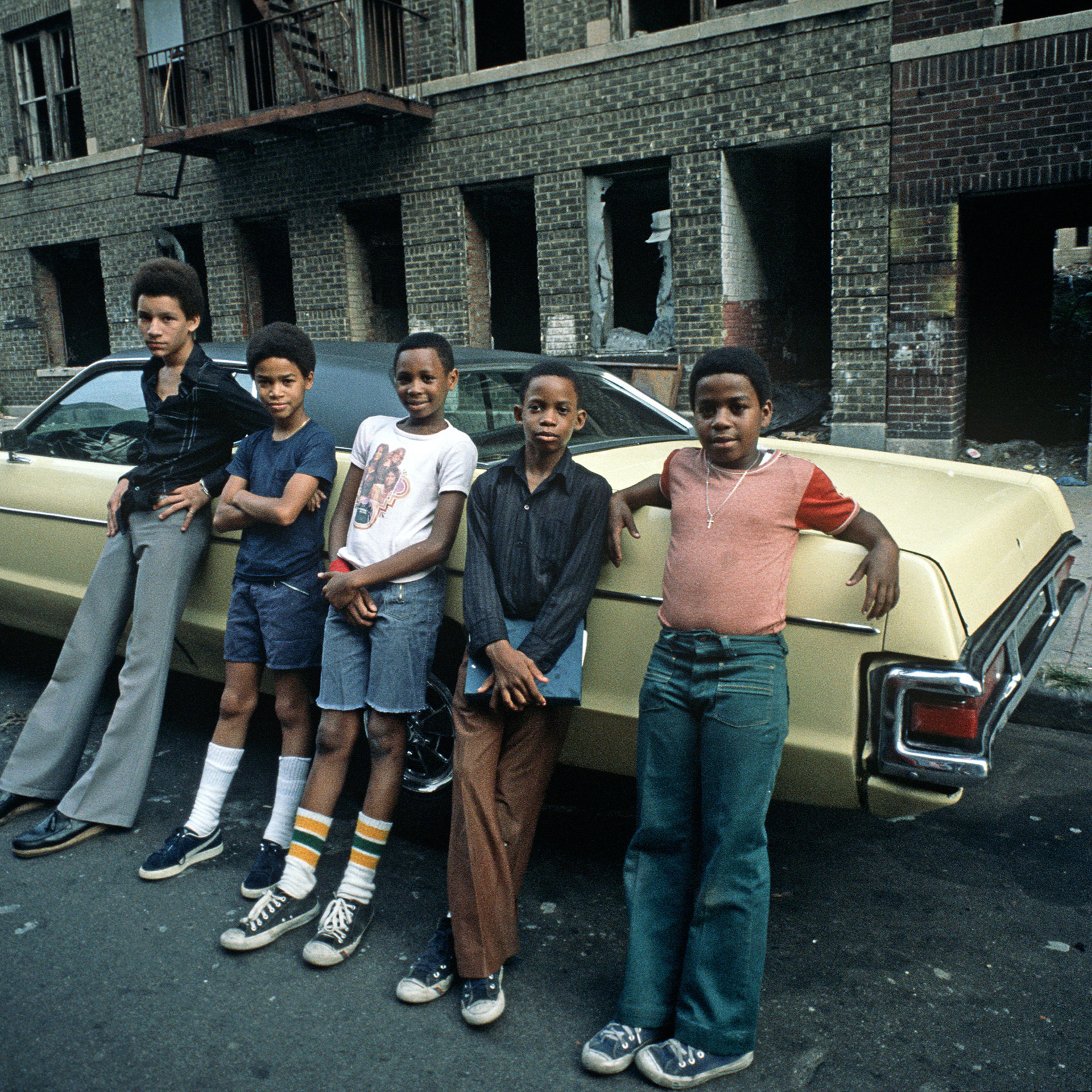Teenagers in the South Bronx in 1977.