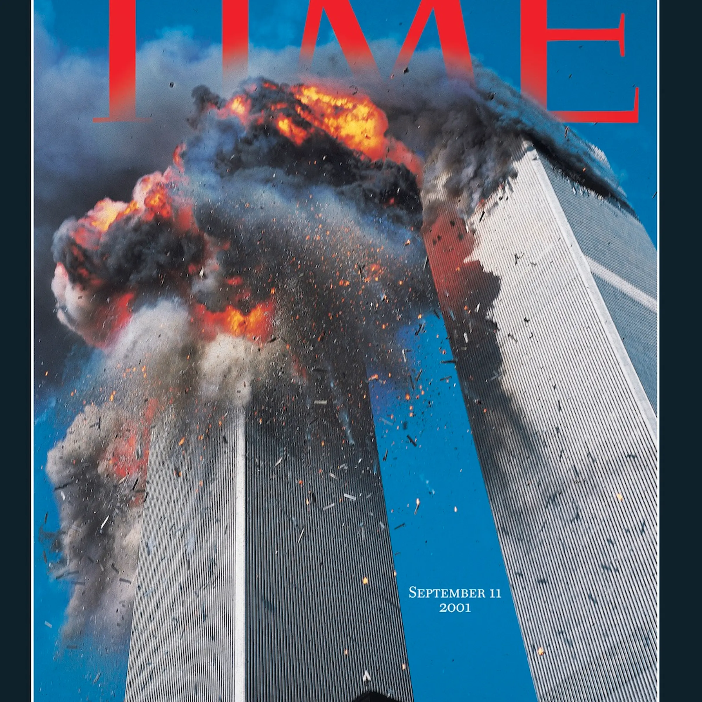 TIME's original 9/11 cover photographed by Lyle Owerko, on September 11, 2001