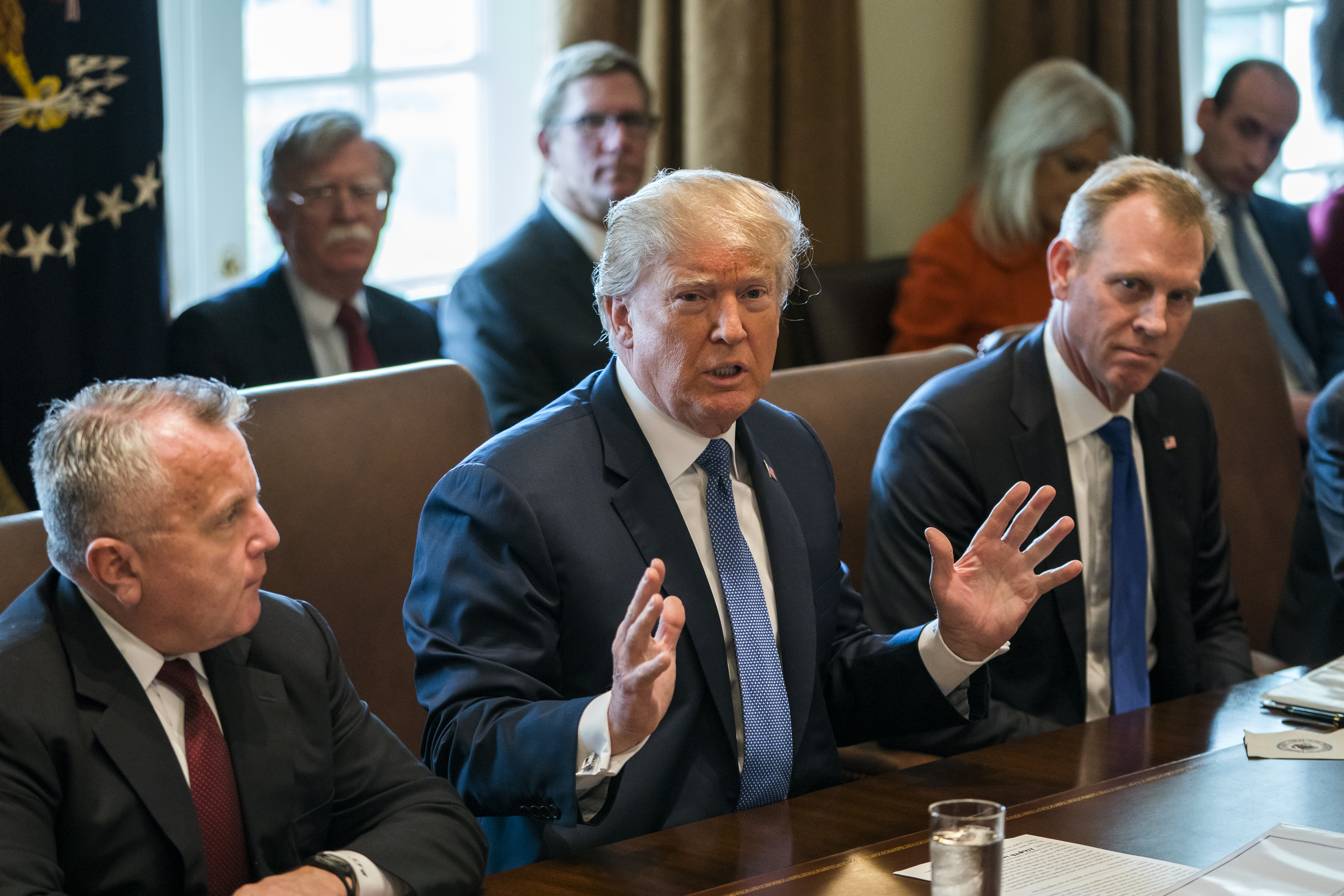 President Trump Comments On Syria During Cabinet Meeting