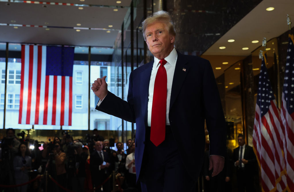 President Trump Holds A Press Conference At Trump Tower Day After Guilty Verdict