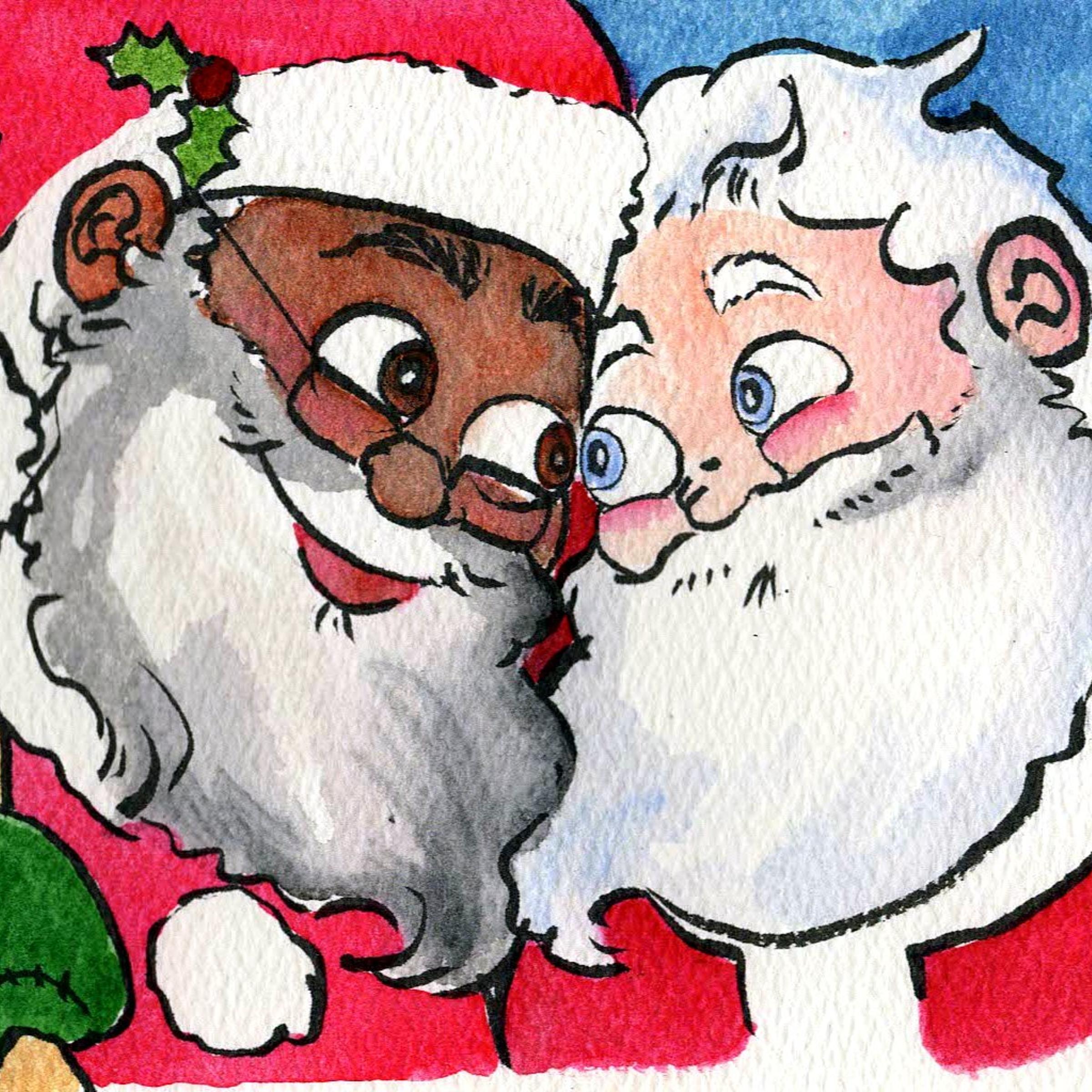 An upcoming book called "Santa's Husband" depicts Santa as a gay man in an interracial relationship.