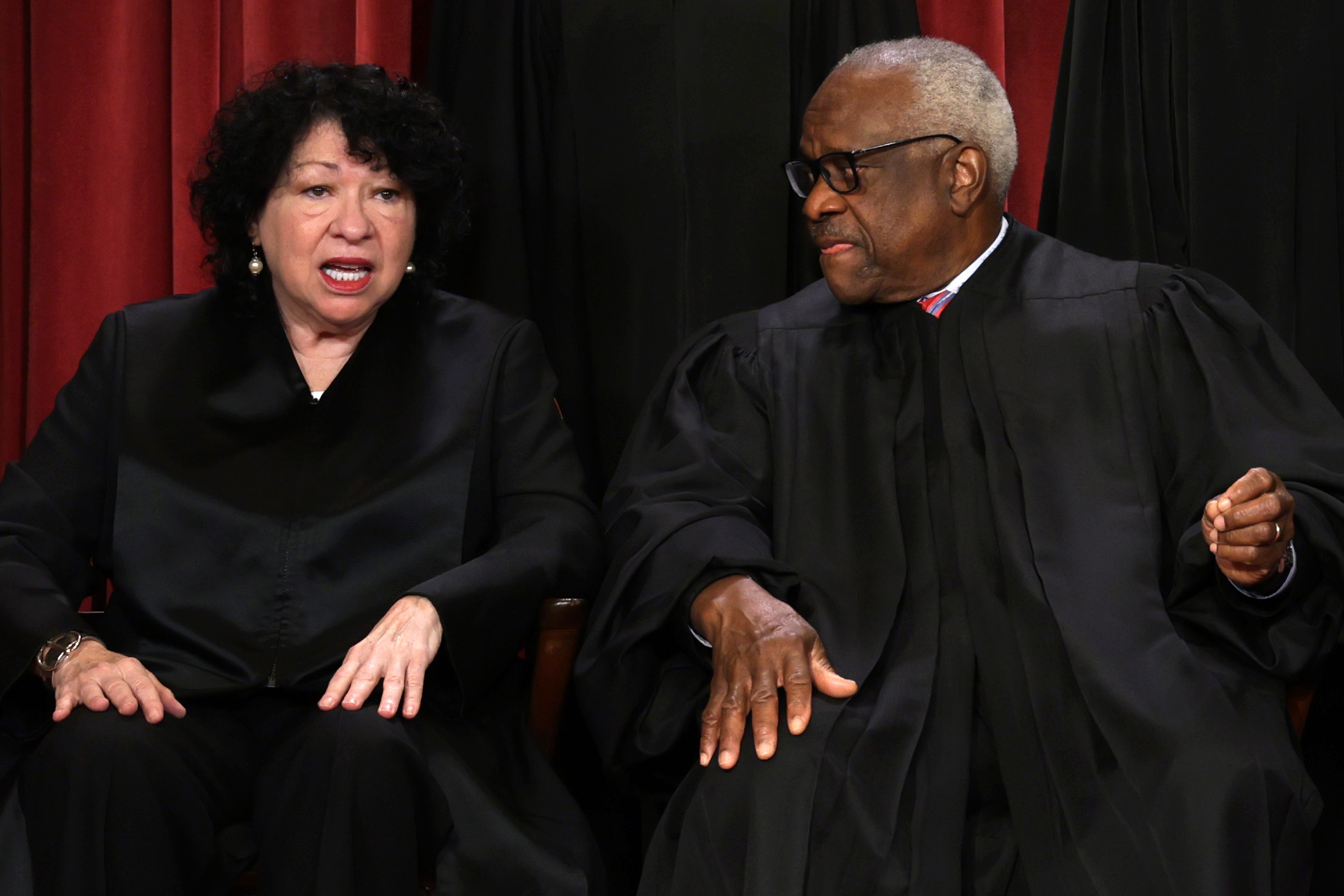 The U.S. Supreme Court Poses For Official Group Photo