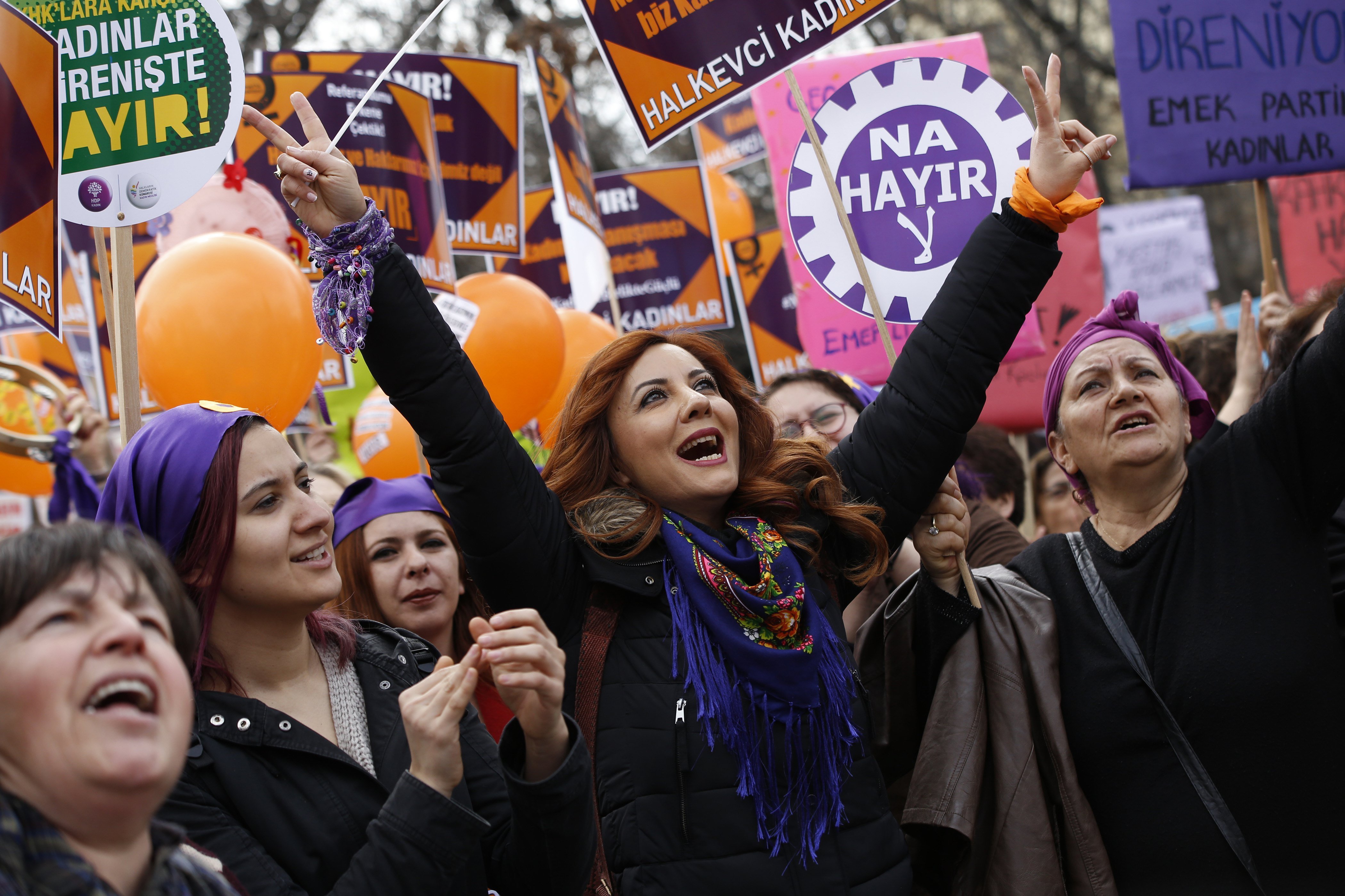 International Women's Day rally in Ankara