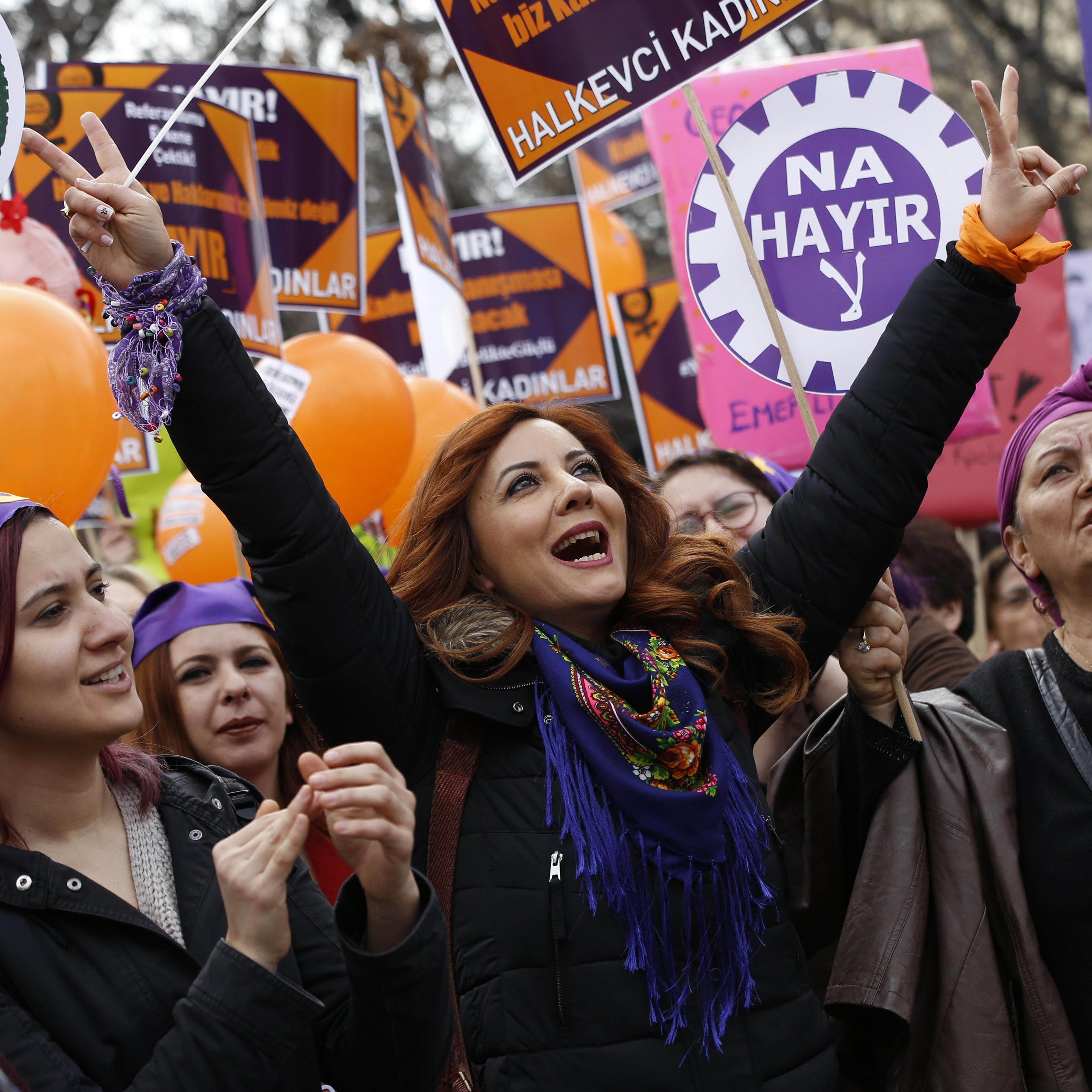 International Women's Day rally in Ankara