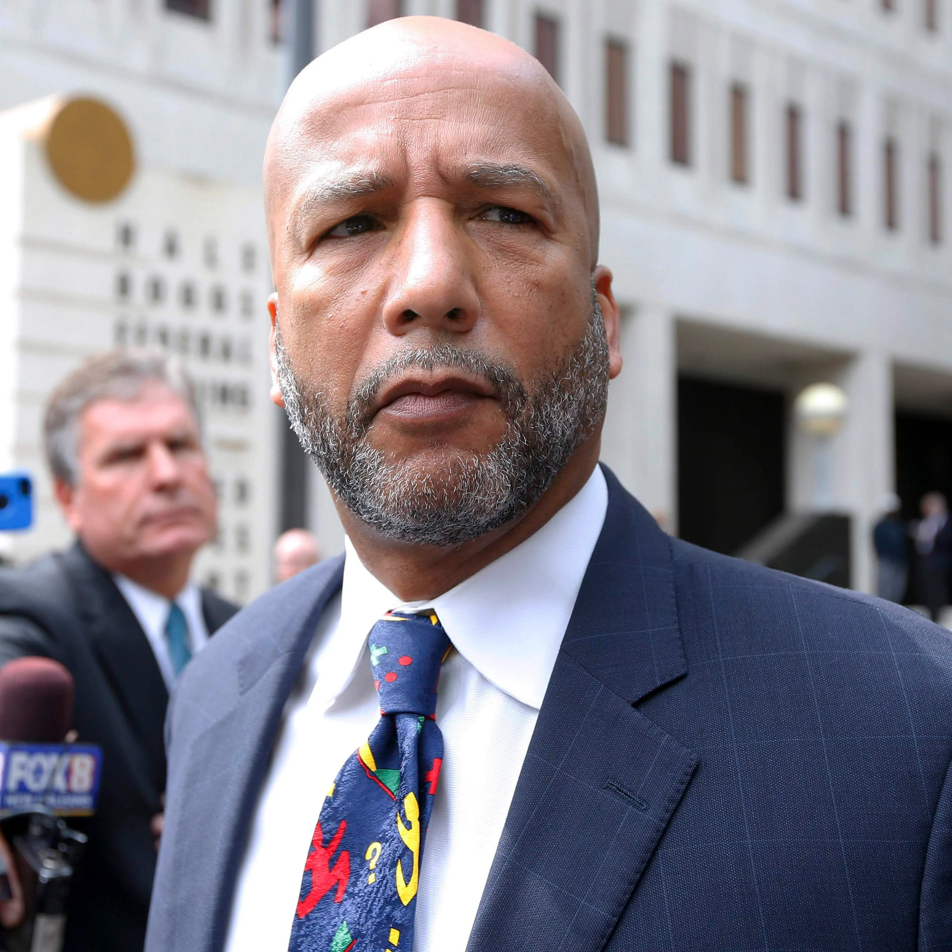 Former New Orleans Mayor C. Ray Nagin leaves court after being sentenced to 10 years in New Orleans, Louisiana