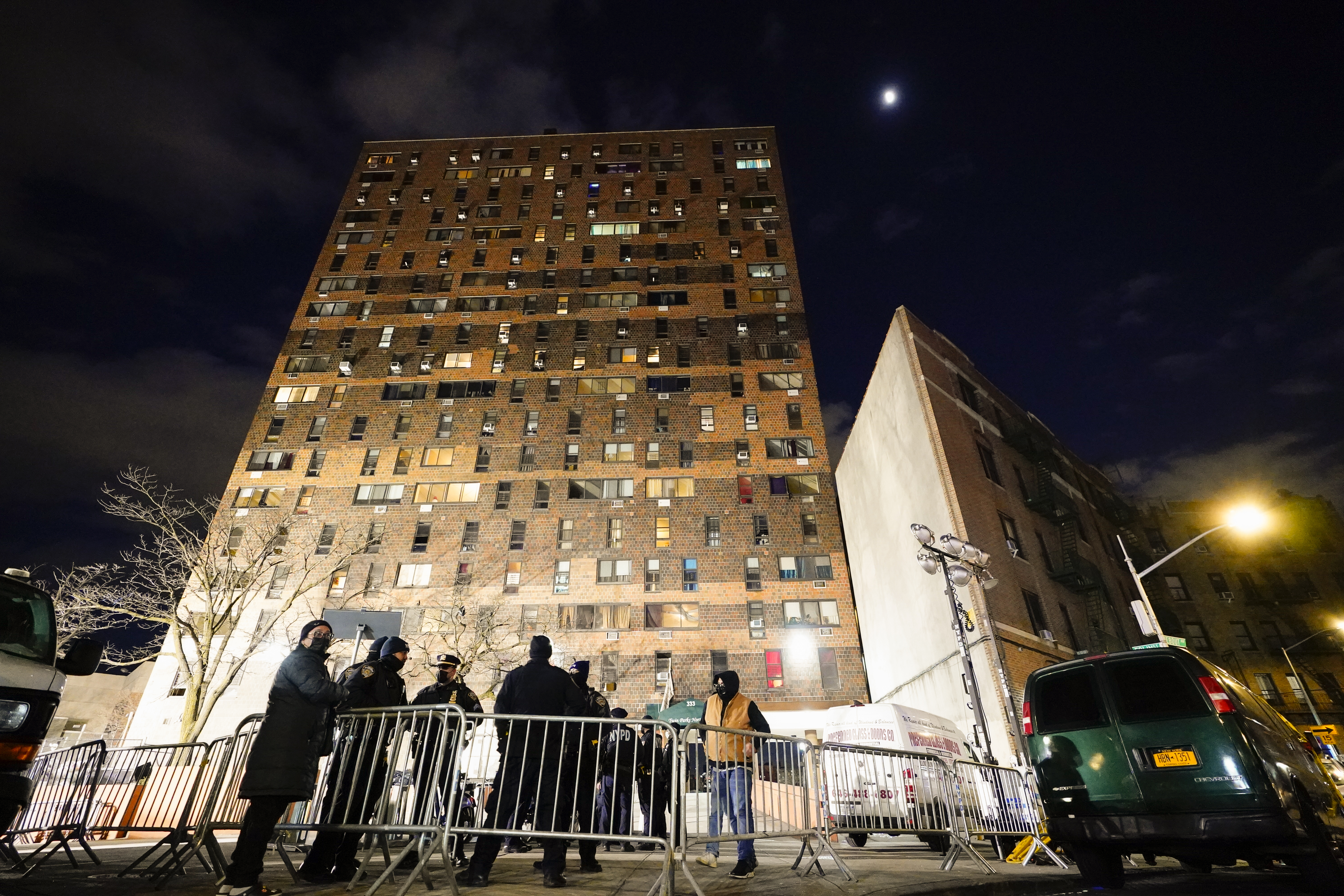 Apartment Building Fire