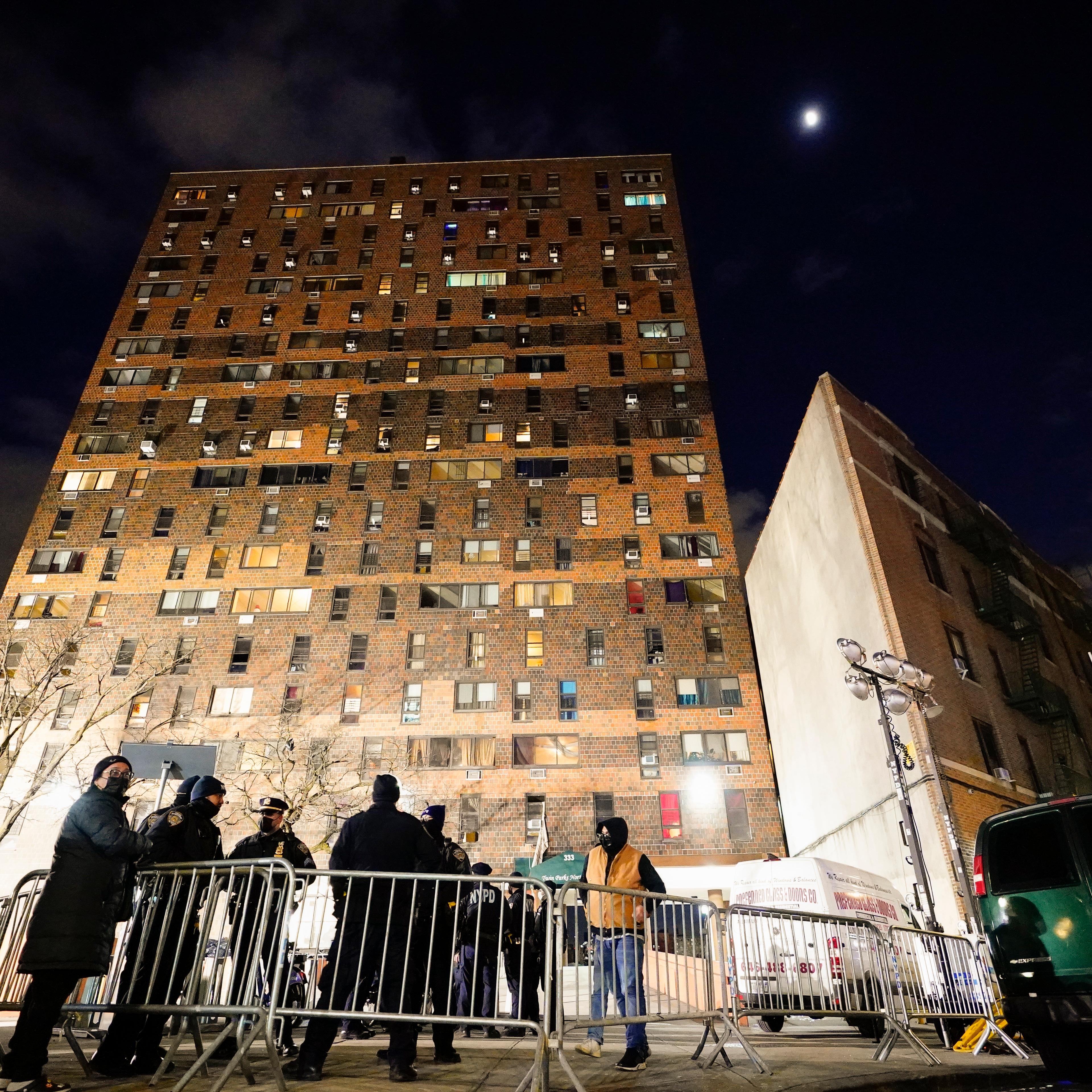 Apartment Building Fire