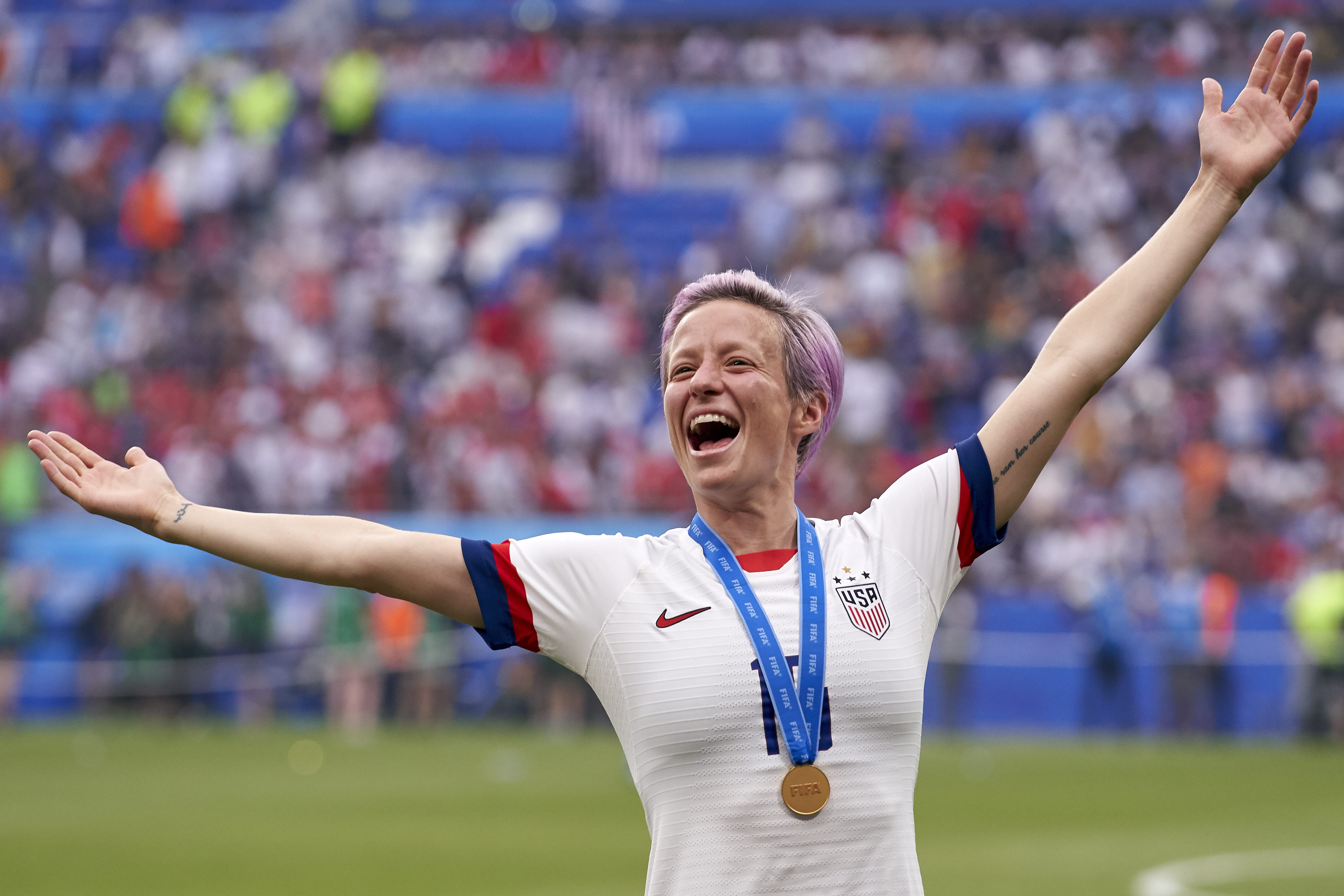 Megan Rapinoe tells Trump to do better