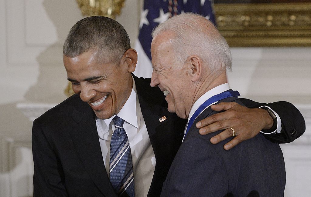 Ex-President Barack Obama is holding off endorsing his former running mate, Joe Biden, who just announced his campaign to be president.