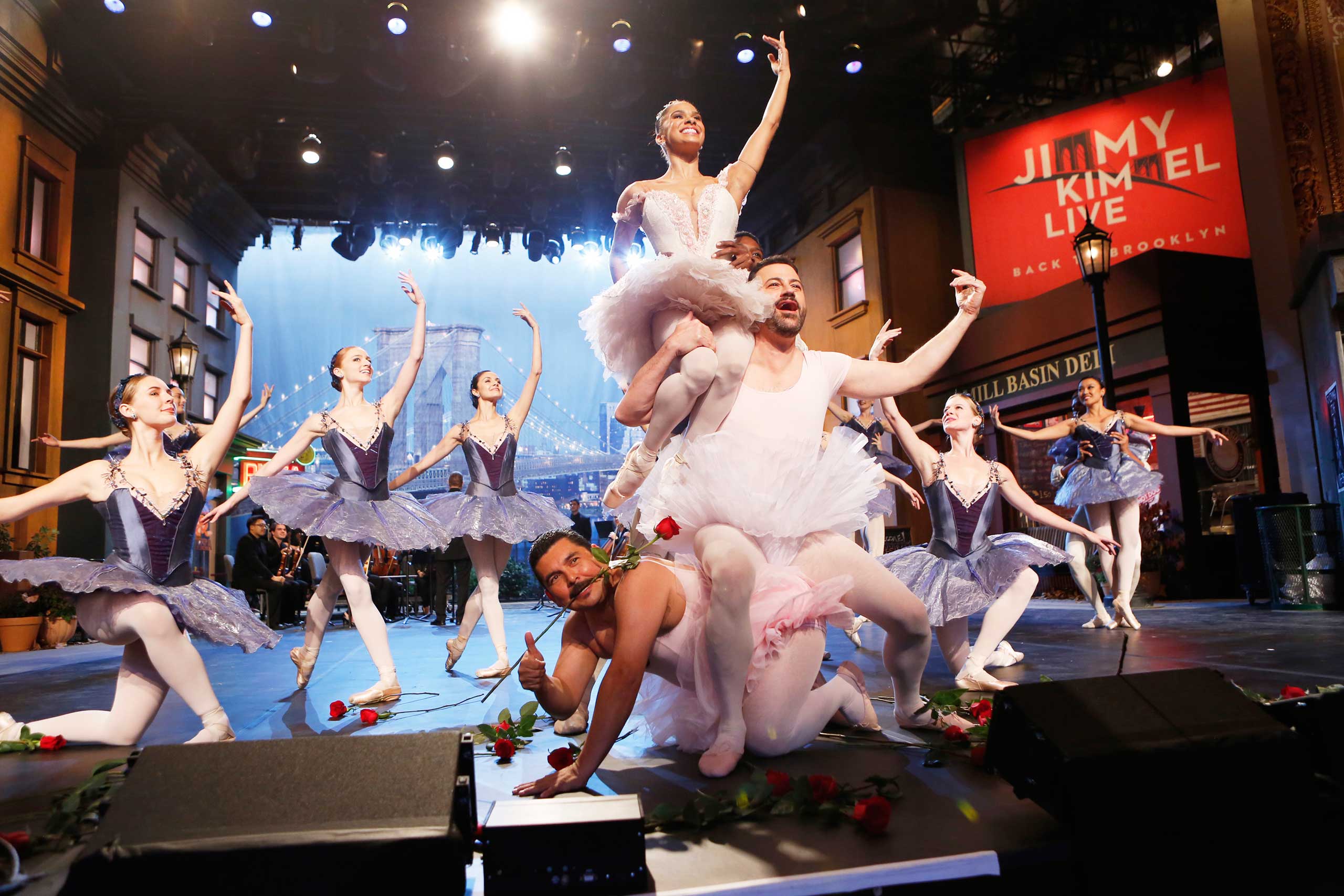 MISTY COPELAND, JIMMY KIMMEL